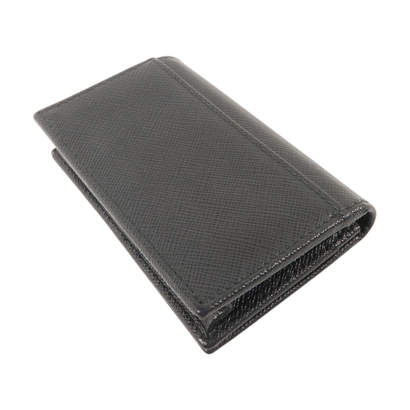 PRADA Saffiano皮革Card case金扣卡片套