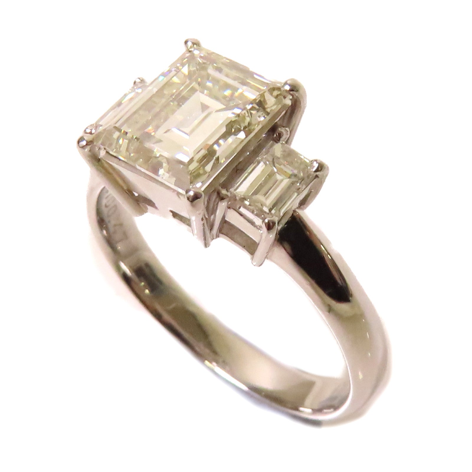 JEWELRY 【激減優惠】PT900鉑金/2.021ct鑽石Diamond Ring戒指US#7.5