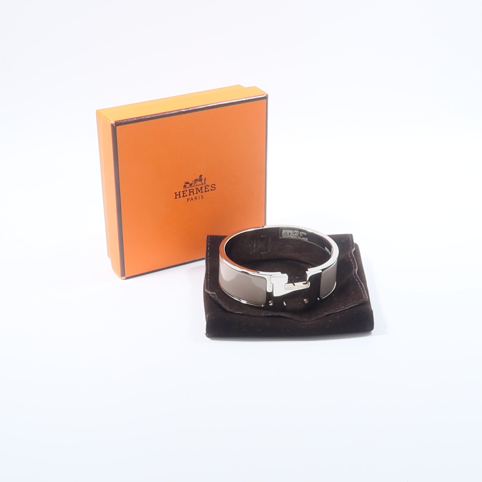 HERMES 金屬/琺瑯Clic Clac H Bracelet手鐲