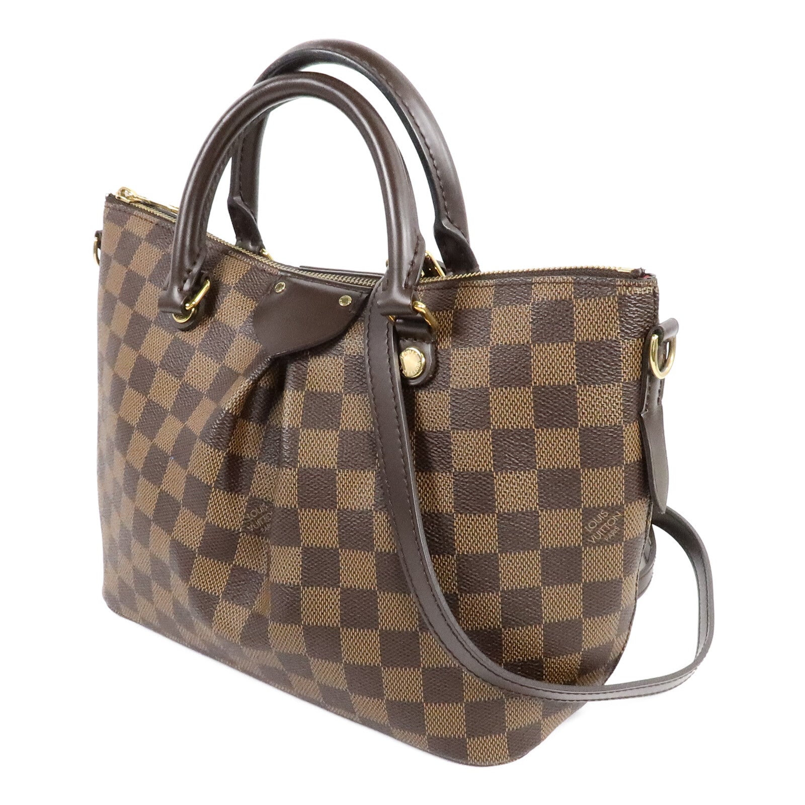 LOUIS VUITTON Damier Siena PM手挽肩背兩用袋