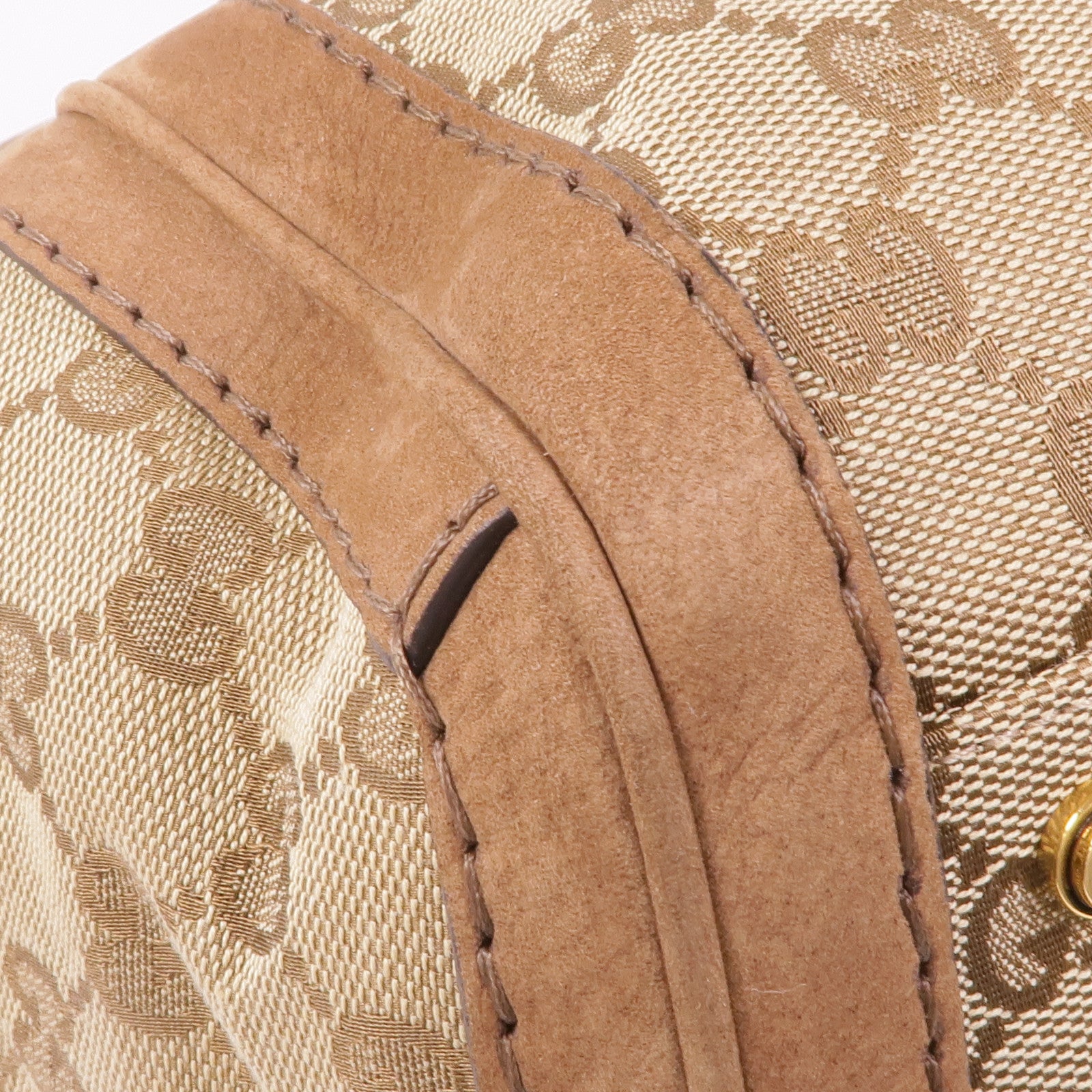 GUCCI 帆布Hand Bag金扣手挽袋