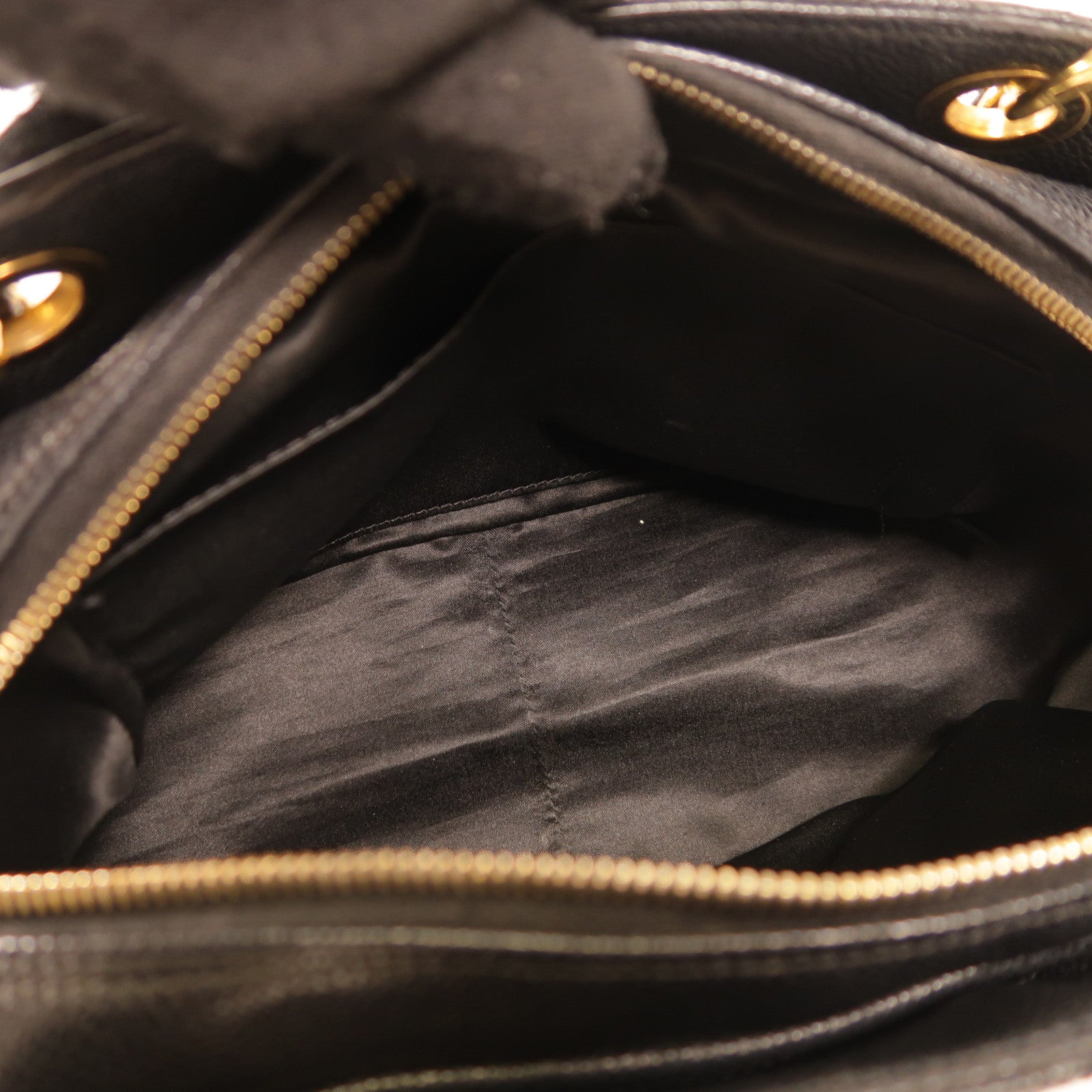 CHANEL 牛皮皮革Tote Bag金扣肩背袋