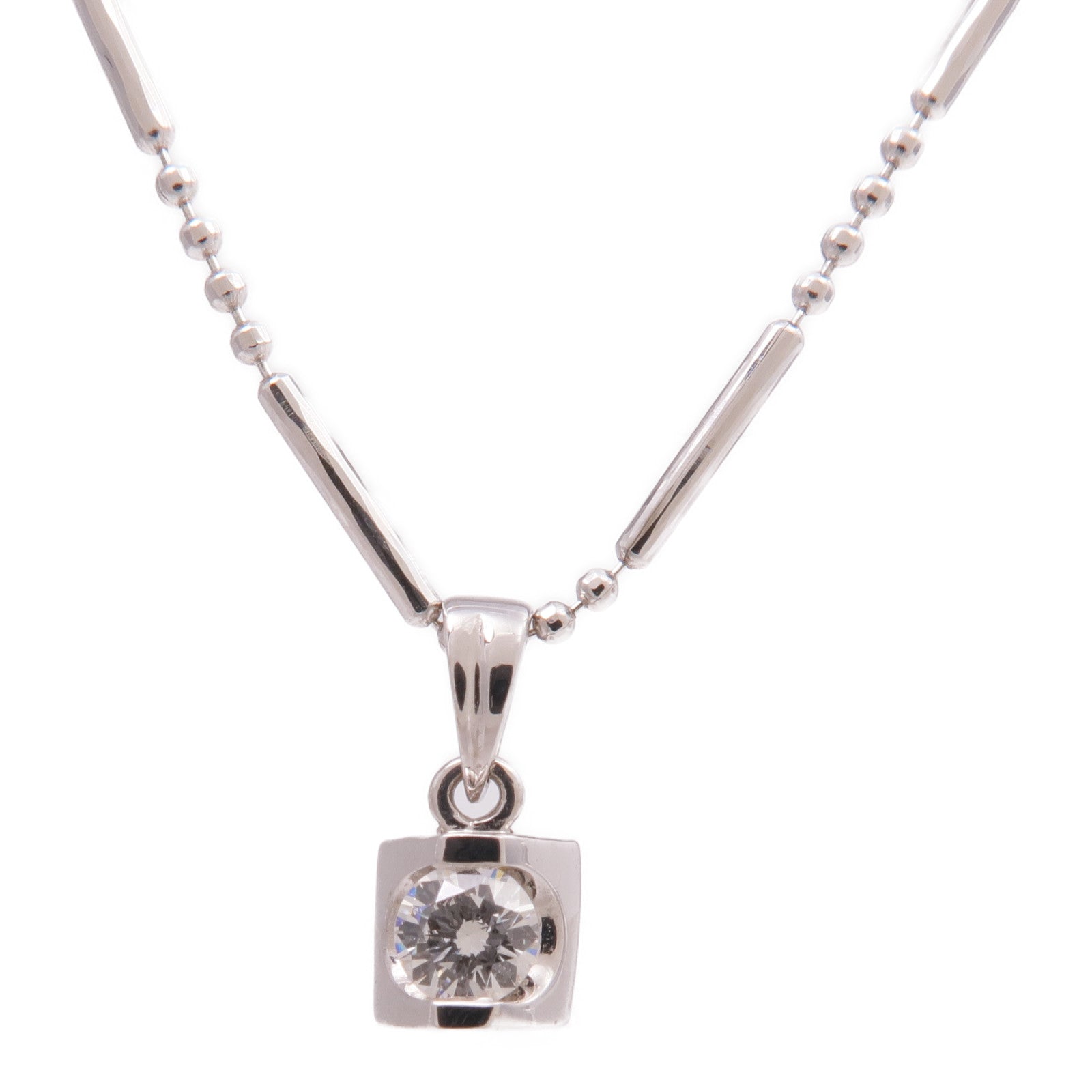 JEWELRY 18K白金Diamond Necklace鑽石項鍊