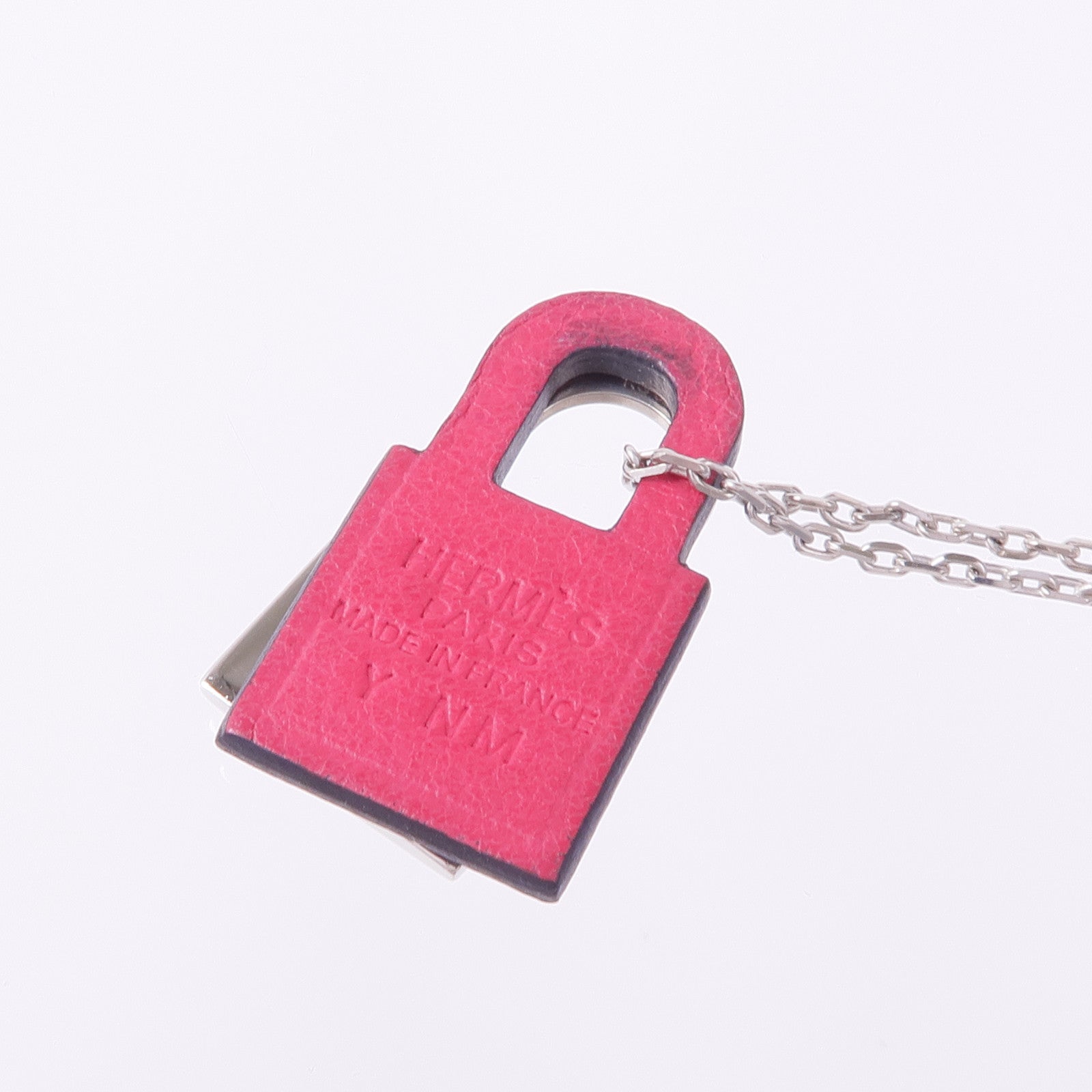 HERMES 金屬/皮革O'Kelly Pendant項鍊