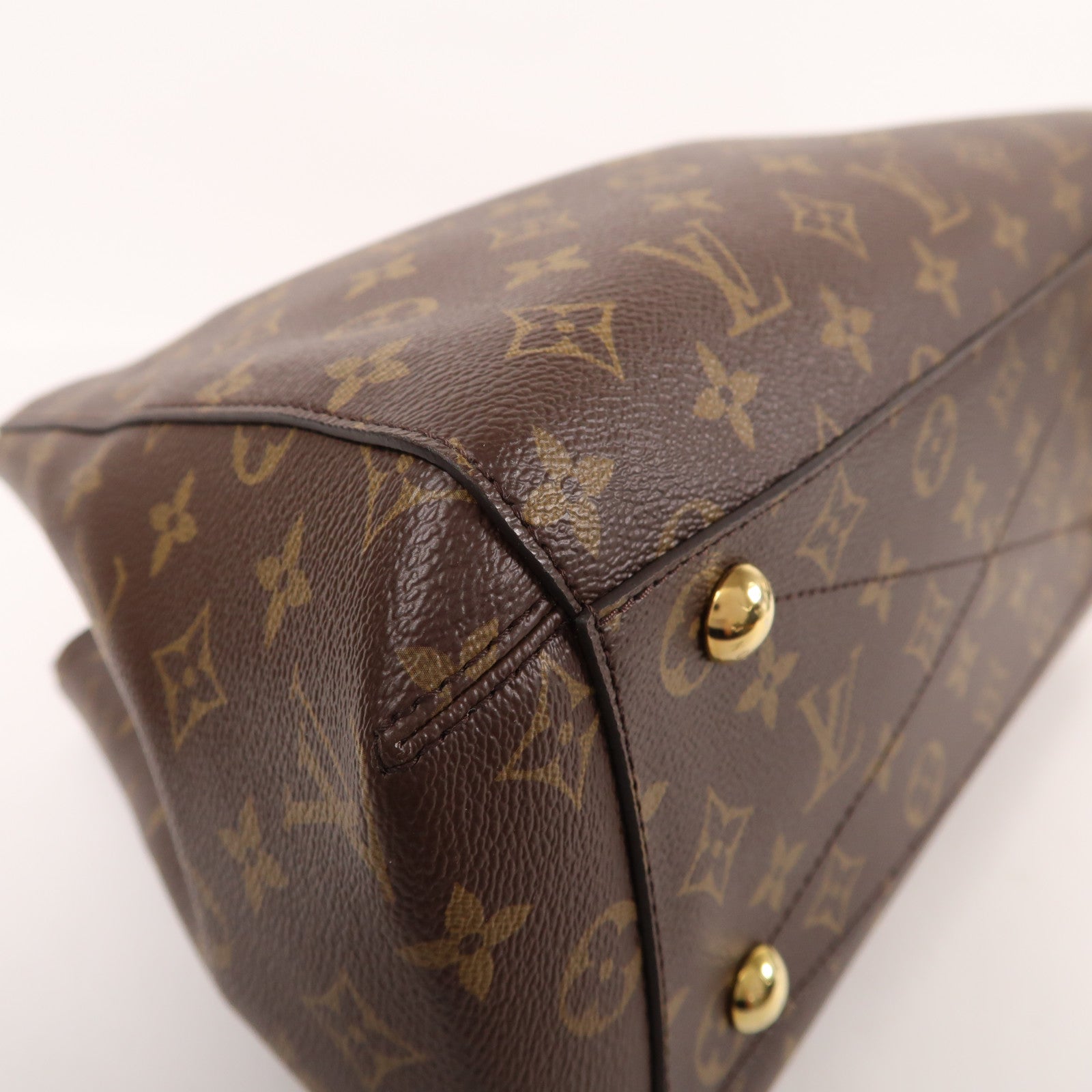 LOUIS VUITTON LV GHW Montaigne MM 2way Shoulder Handbag M41056 Monogram Brown