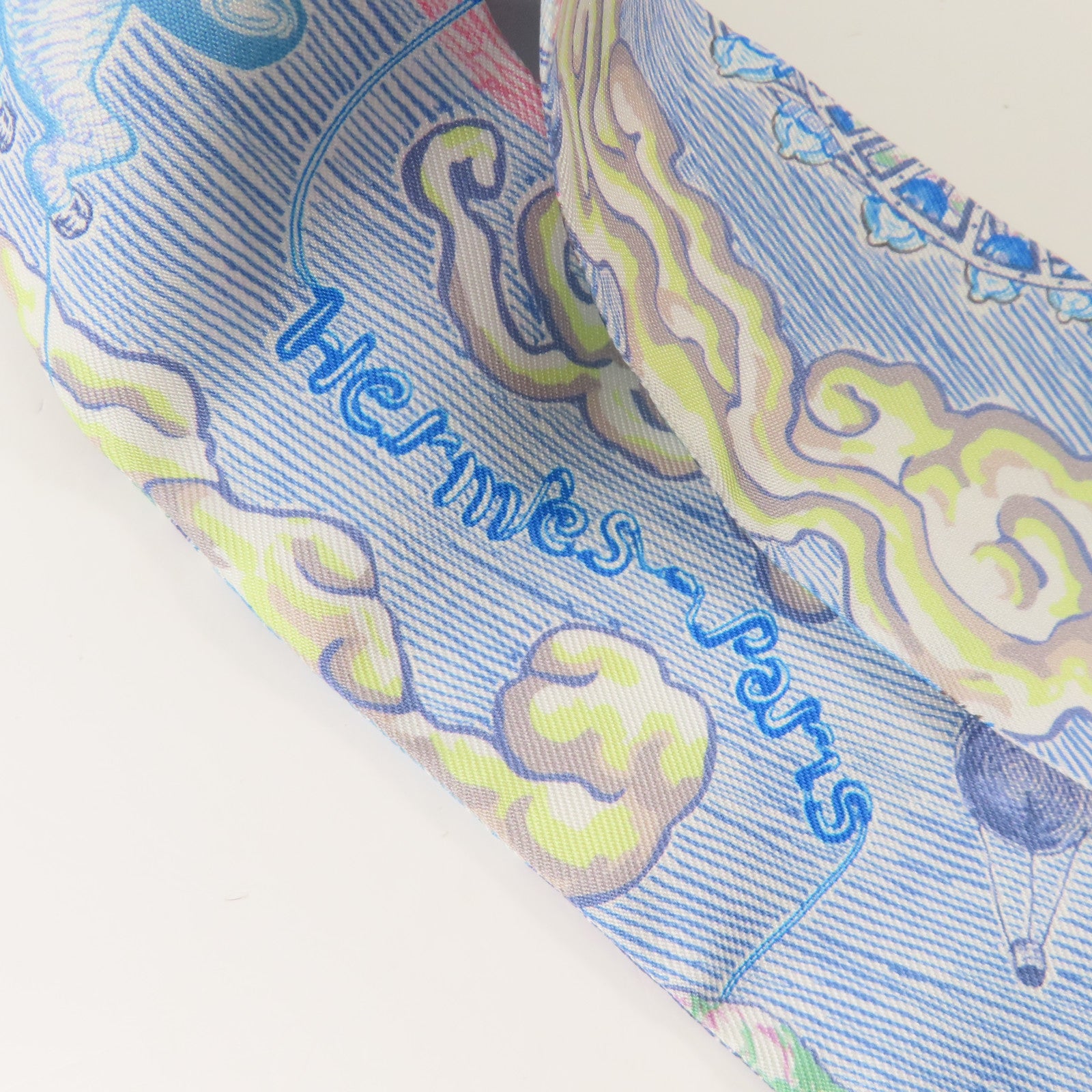 HERMES 絲質Twilly絲巾