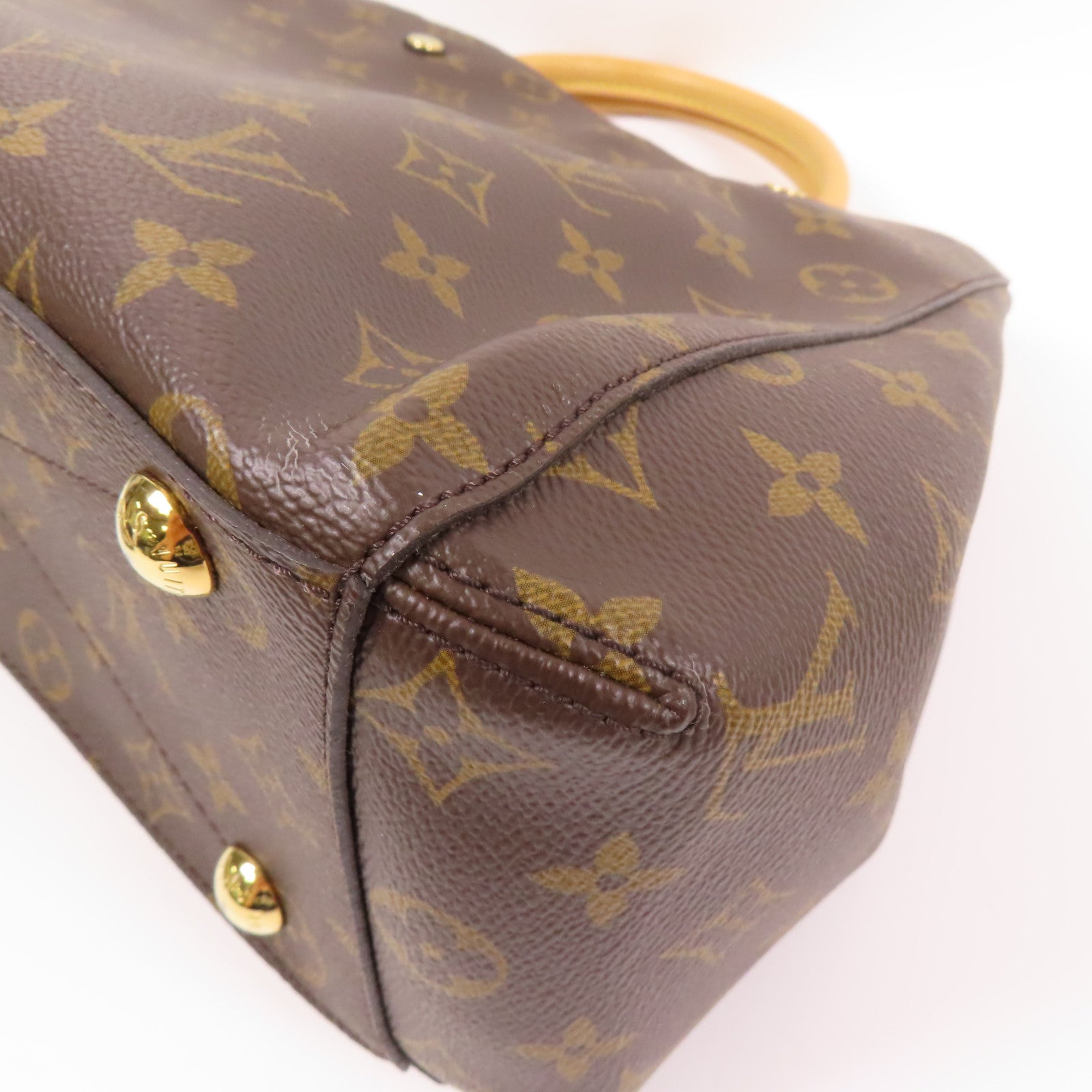 LOUIS VUITTON Monogram Montaigne MM金扣手挽肩背兩用袋