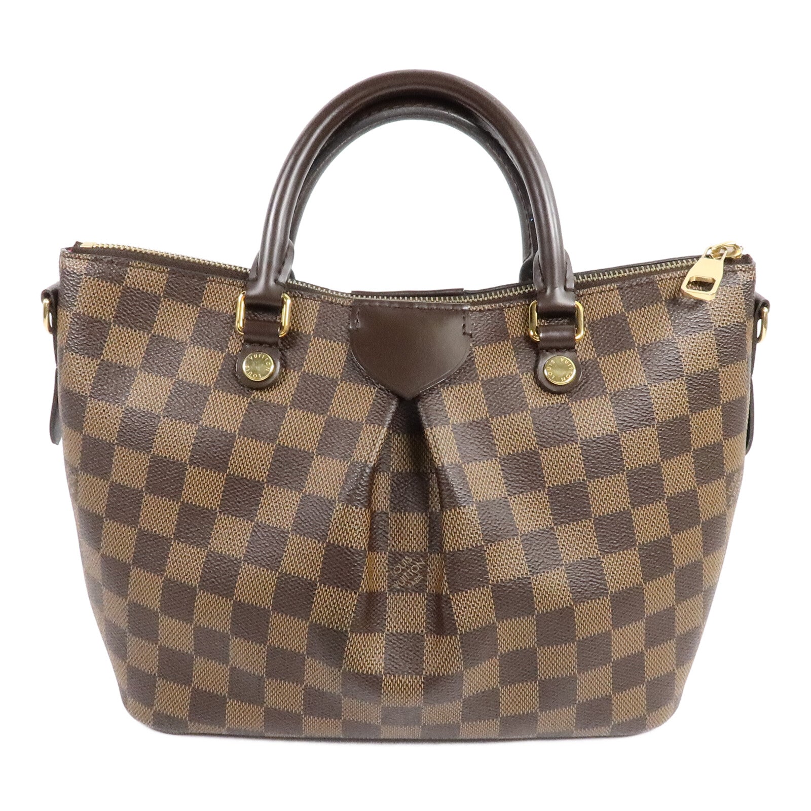 LOUIS VUITTON Damier Siena PM手挽肩背兩用袋