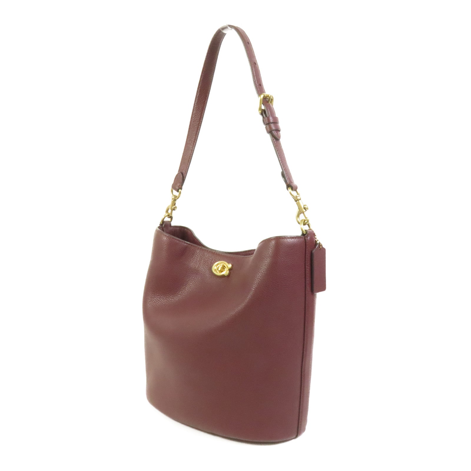 COACH 牛皮皮革Willow Bucket金扣手挽肩背兩用袋