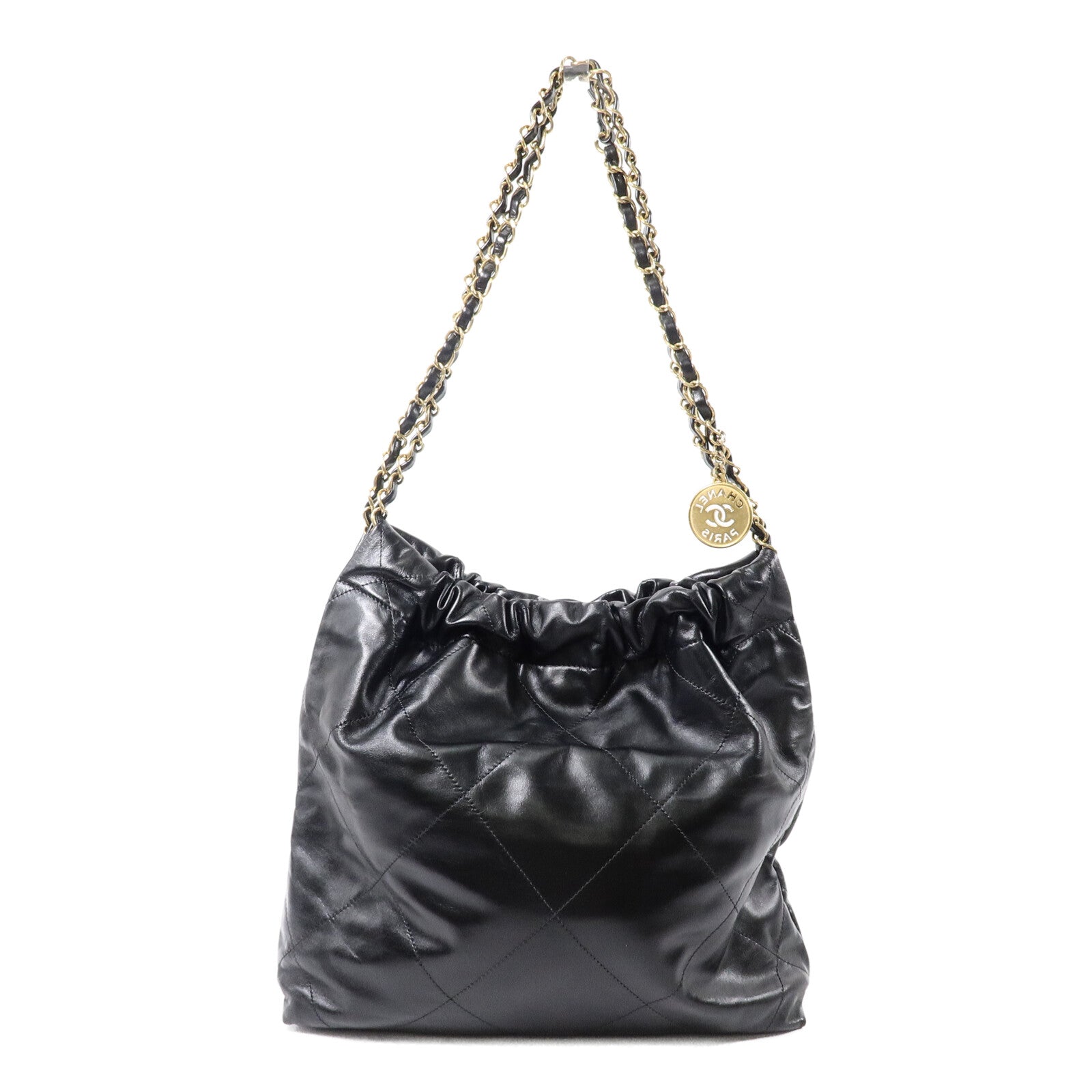 CHANEL 牛皮皮革Chanel 22 Small鏈帶肩背袋
