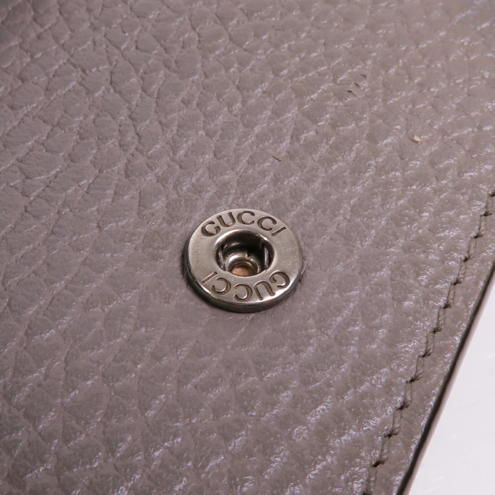 GUCCI 牛皮皮革Chain Shoulder銀扣鏈帶肩背袋