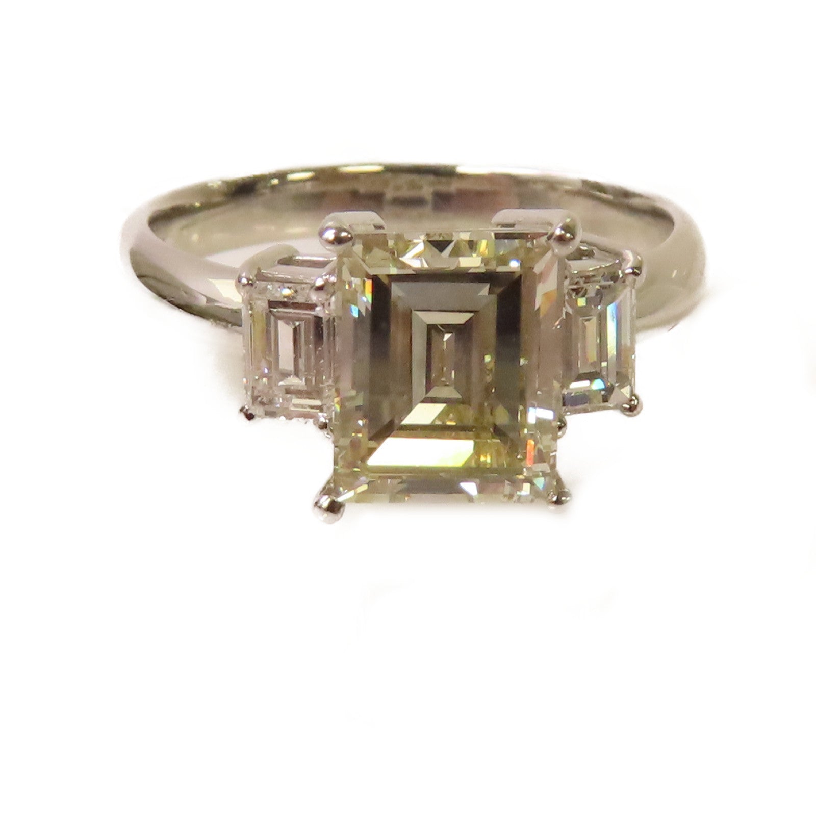 JEWELRY 【激減優惠】PT900鉑金/2.021ct鑽石Diamond Ring戒指US#7.5
