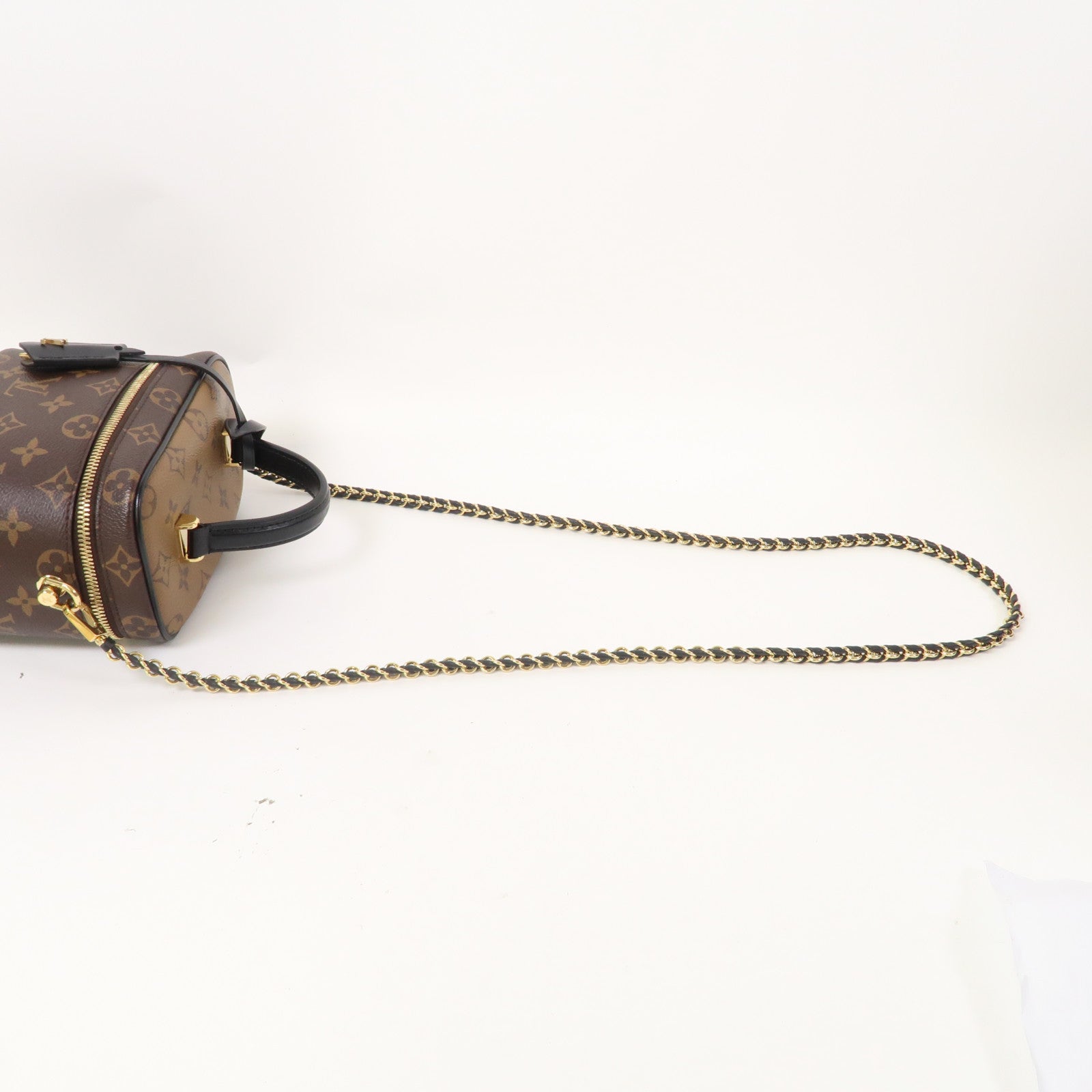 LOUIS VUITTON Monogram Vanity PM手挽肩背兩用袋啡色