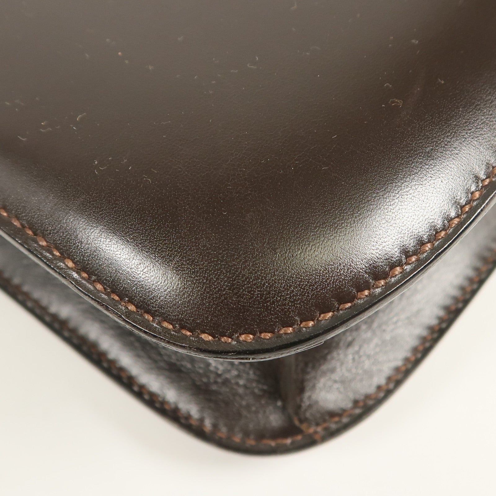 HERMES Box Calf皮革Constance 23金扣肩背袋