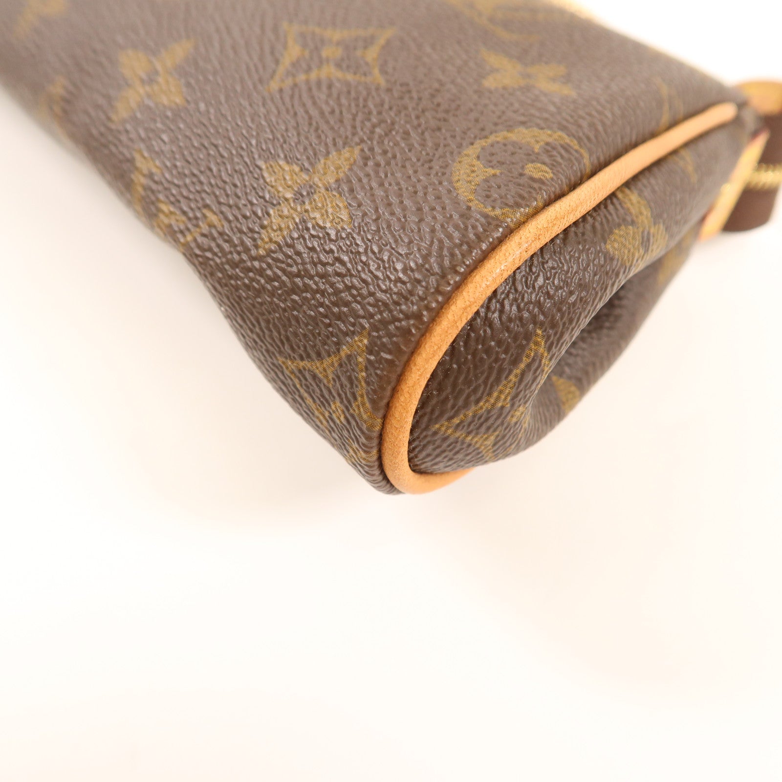LOUIS VUITTON Monogram Eva金扣手挽肩背兩用袋棕色