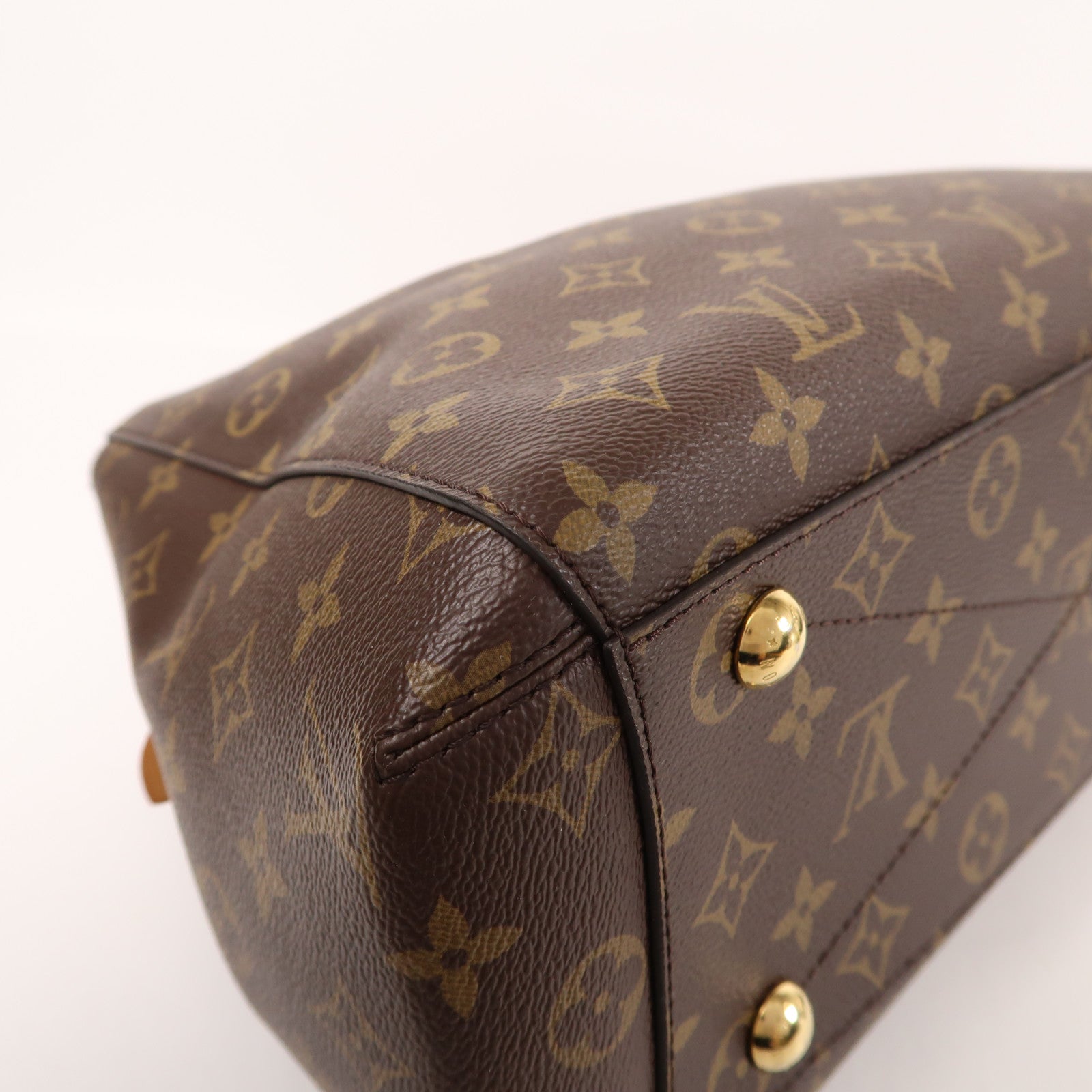 LOUIS VUITTON LV GHW Montaigne MM 2way Shoulder Handbag M41056 Monogram Brown