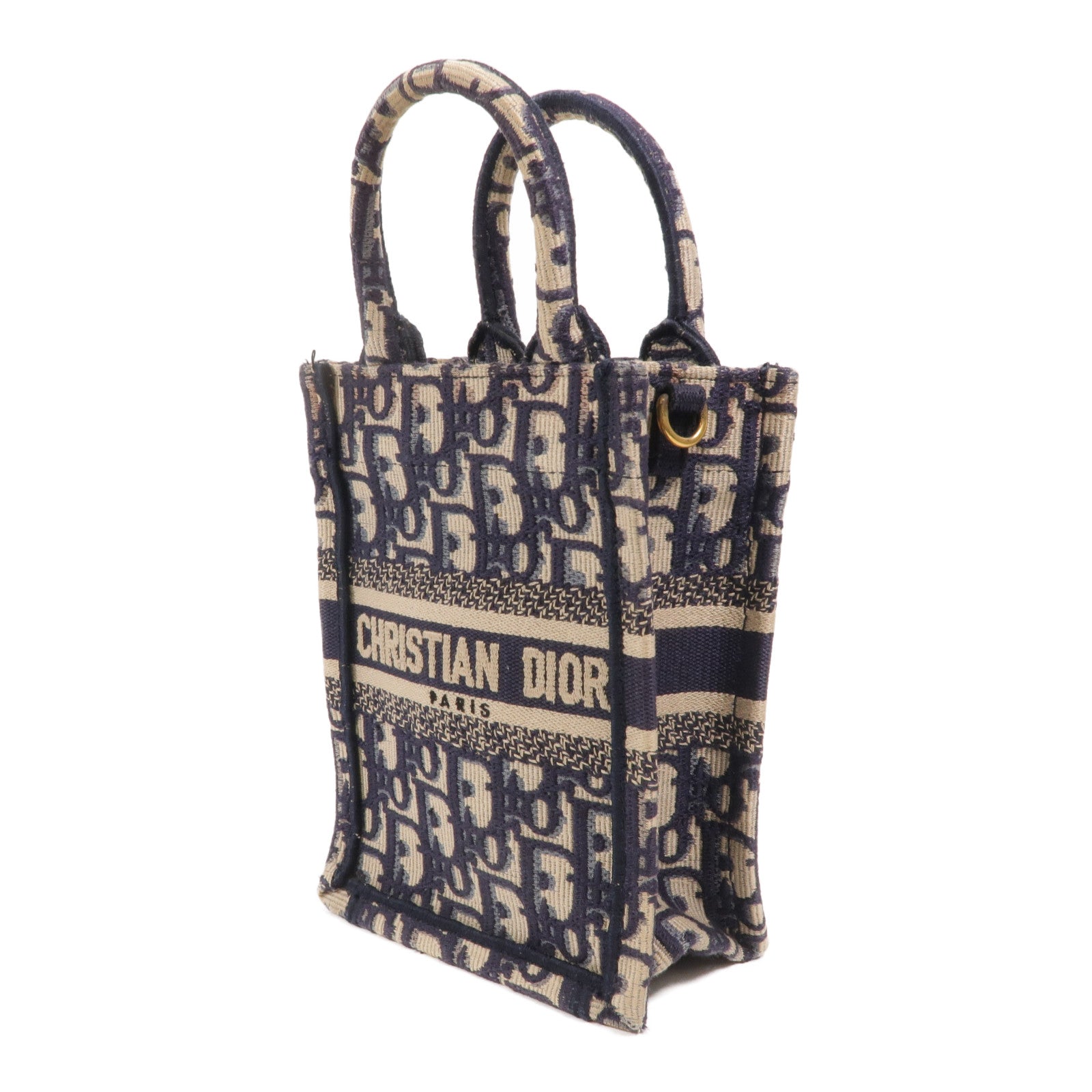 Dior 【激減優惠】帆布Book Tote Vertical Mini手挽肩背兩用袋