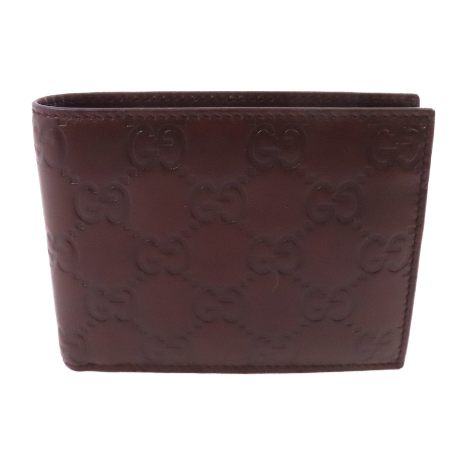 GUCCI 牛皮皮革Short Wallet短錢包啡色