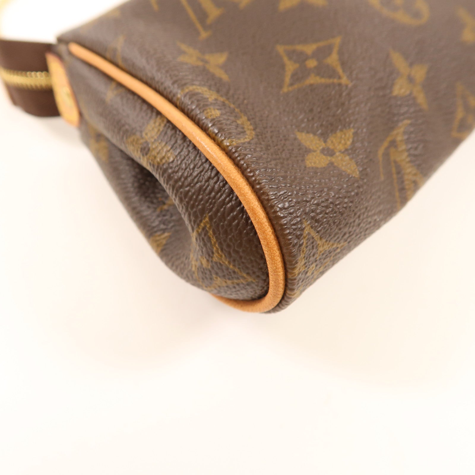 LOUIS VUITTON Monogram Eva金扣手挽肩背兩用袋棕色