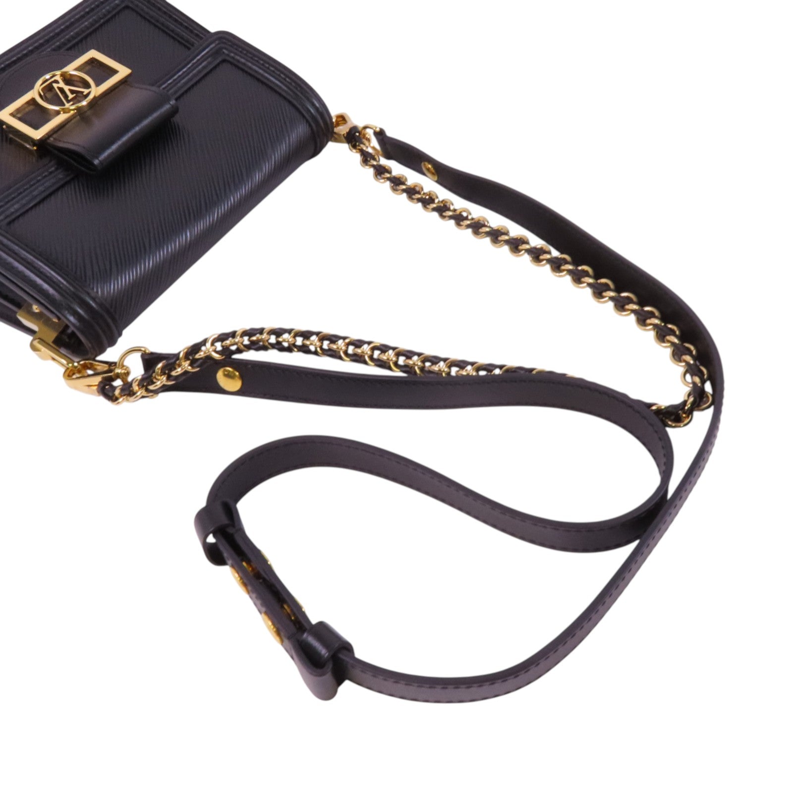 LOUIS VUITTON Epi Leather Mini Danphine金扣手挽肩背兩用袋