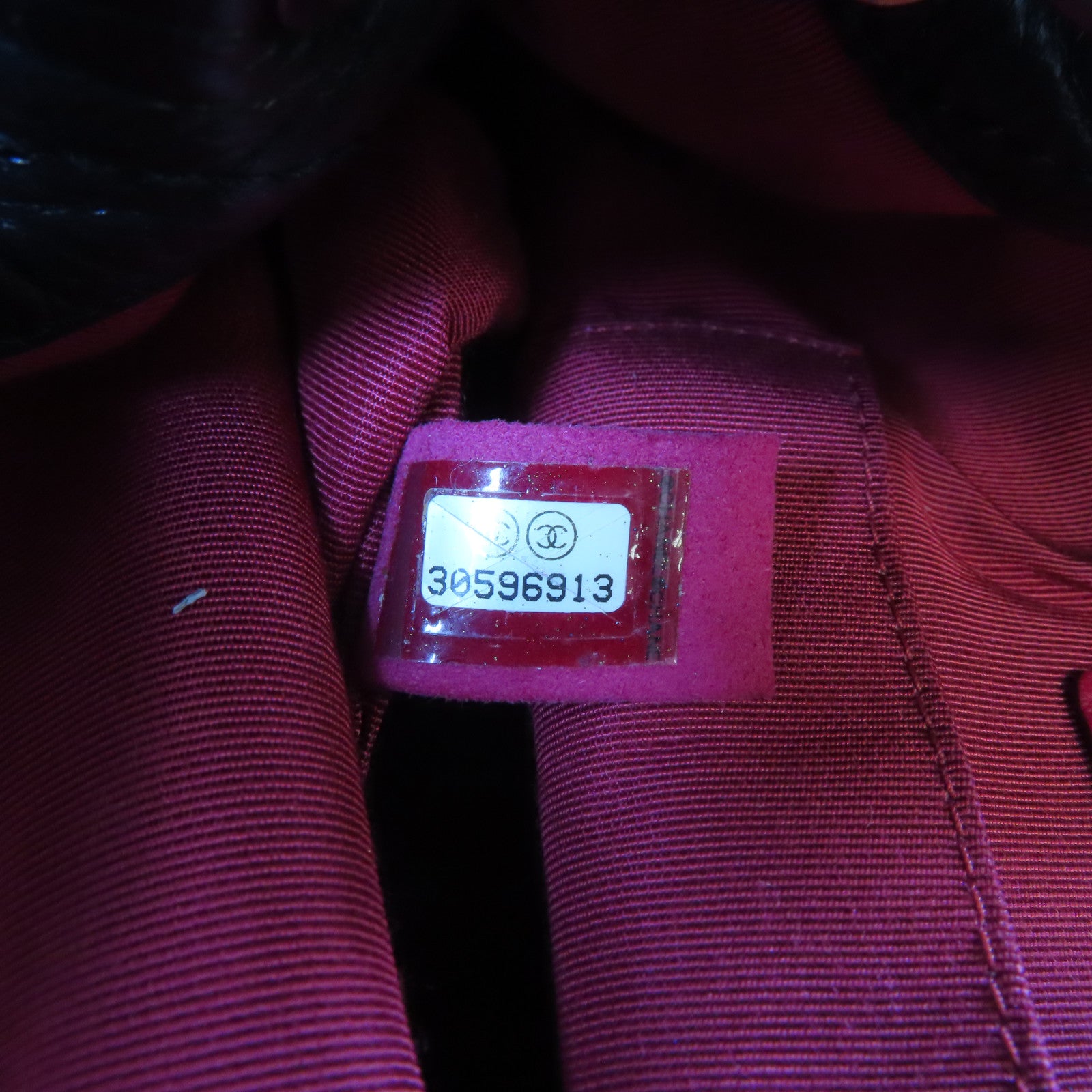 CHANEL 菱格牛皮皮革Gabrielle Backpack Small鏈帶背包黑色