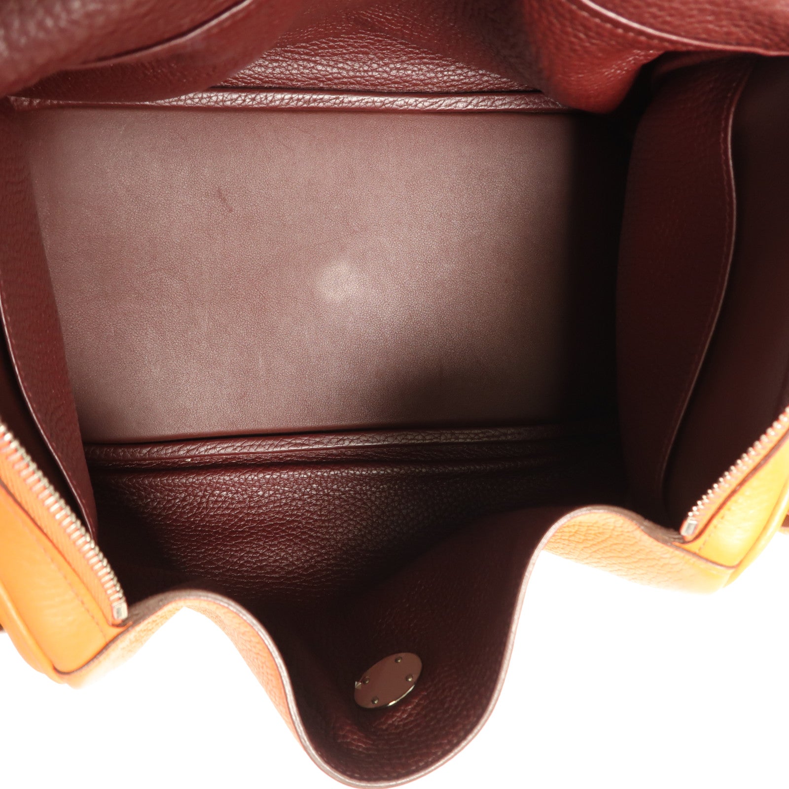 HERMES Clemence皮革Lindy 30銀扣手挽肩背兩用袋