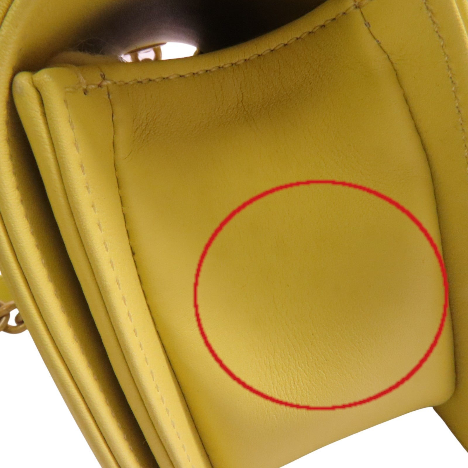 CHANEL 羊皮皮革Boy Chanel 20金扣鏈帶肩背袋