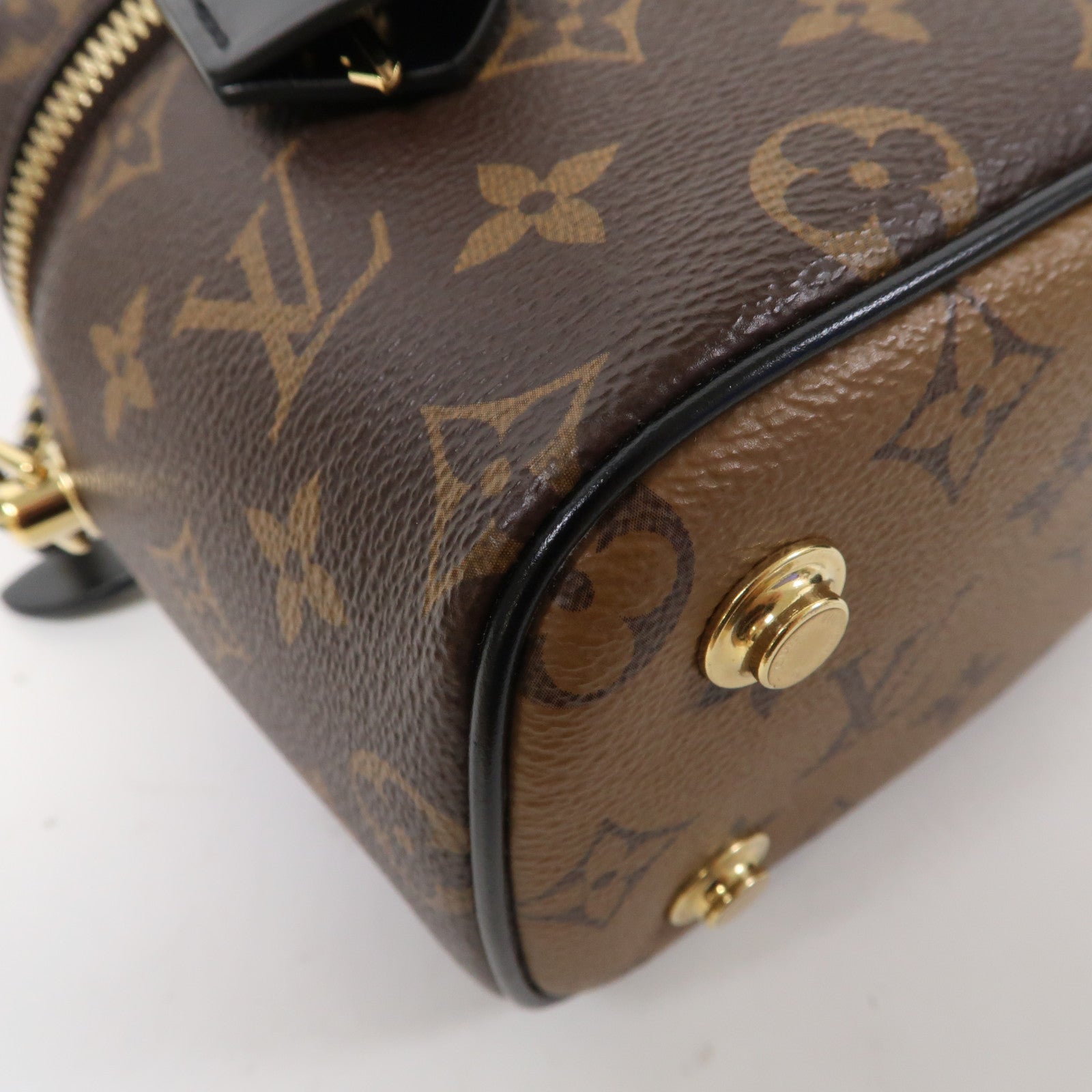 LOUIS VUITTON Monogram Vanity PM手挽肩背兩用袋啡色