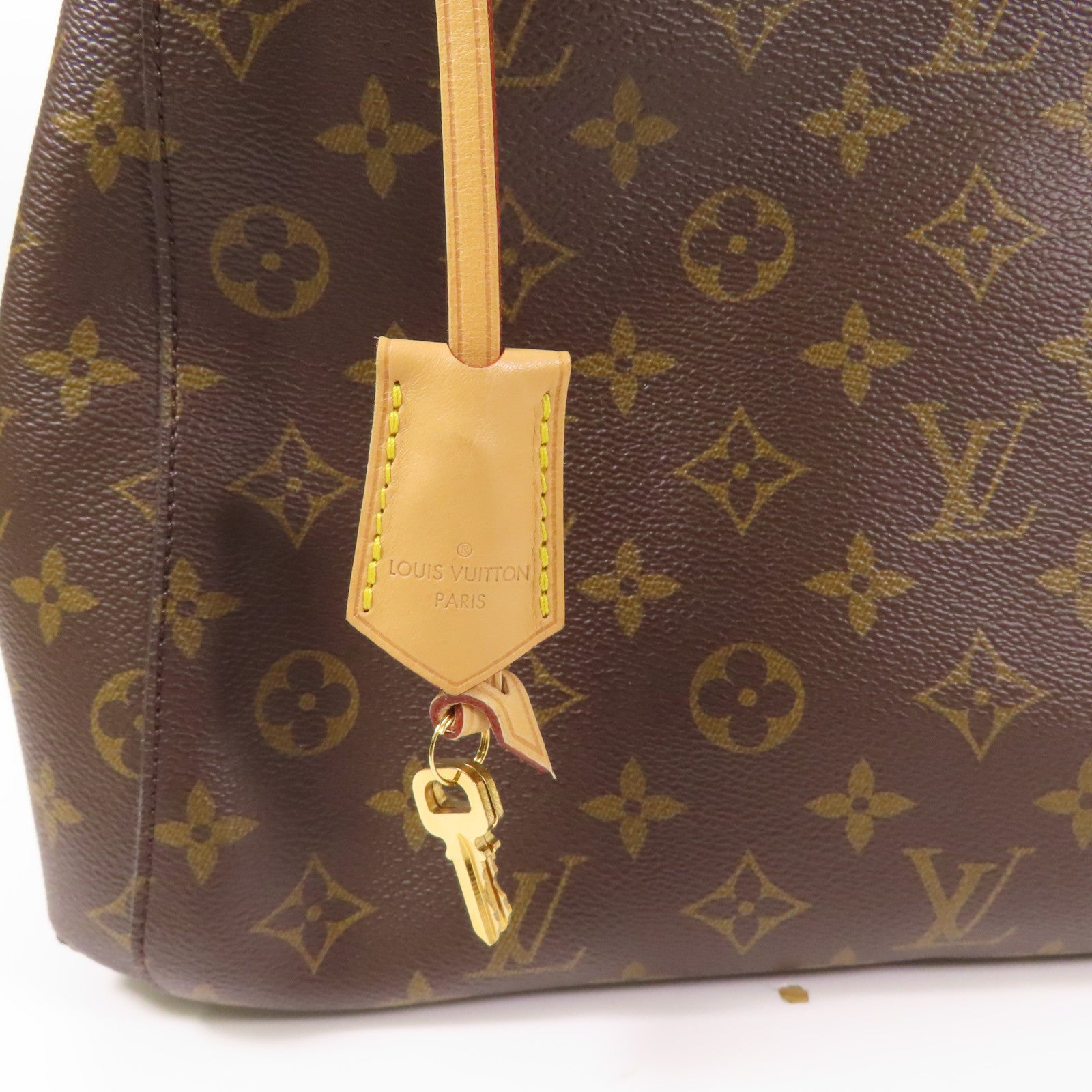 LOUIS VUITTON Monogram Montaigne MM金扣手挽肩背兩用袋