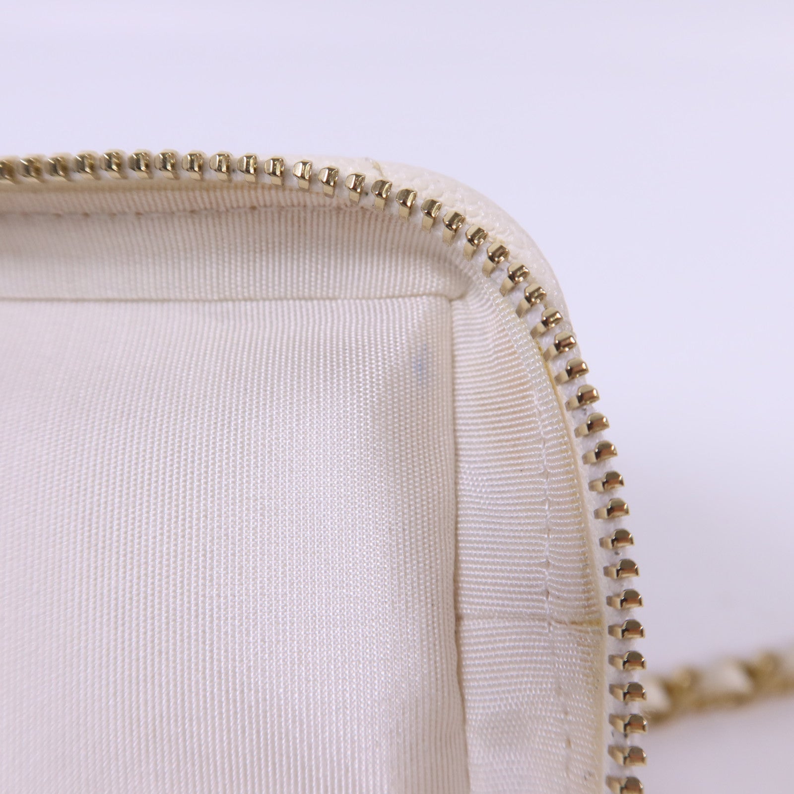 CHANEL 牛皮皮革Mini Chain Shoulder金扣手挽肩背兩用袋