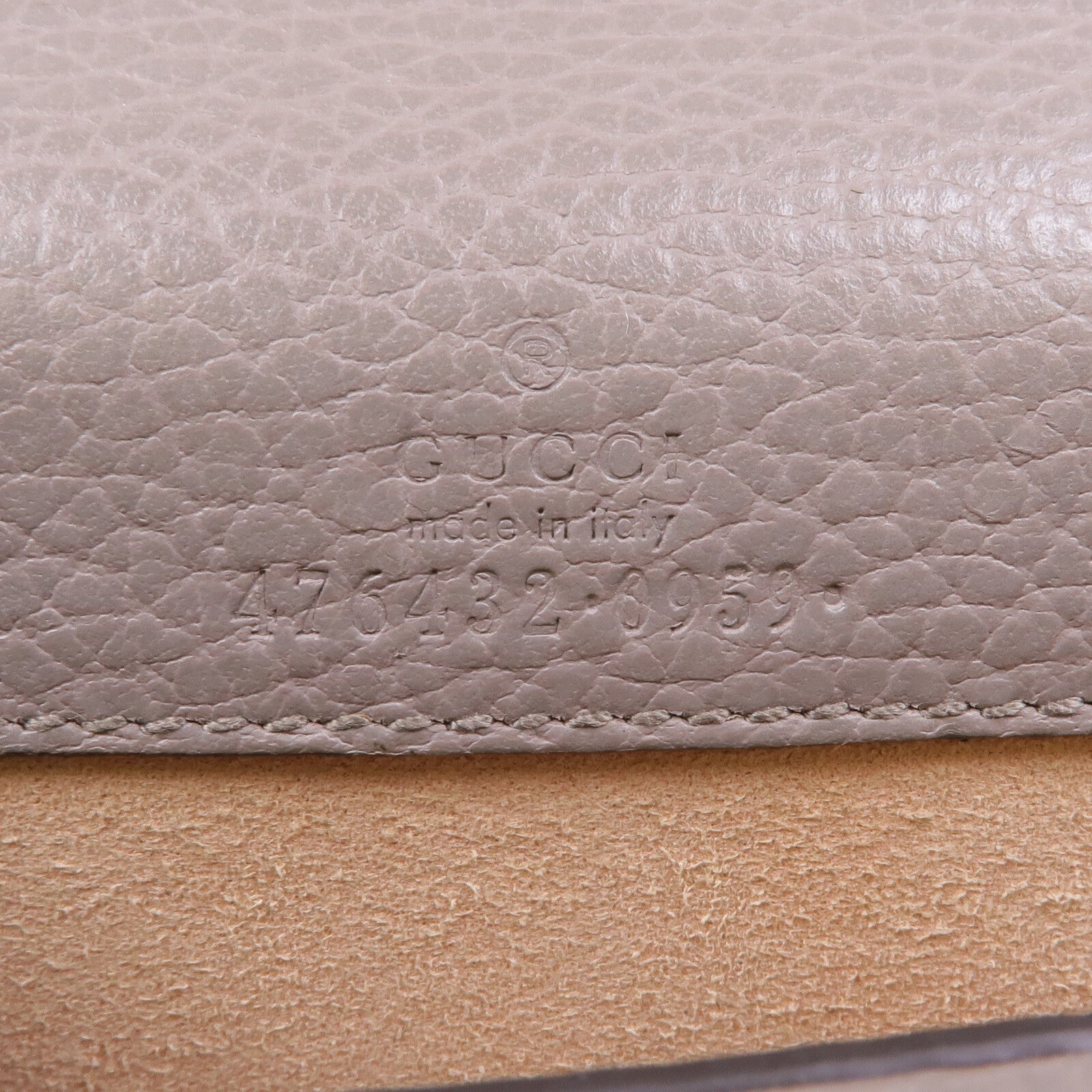 GUCCI 牛皮皮革Chain Shoulder銀扣鏈帶肩背袋