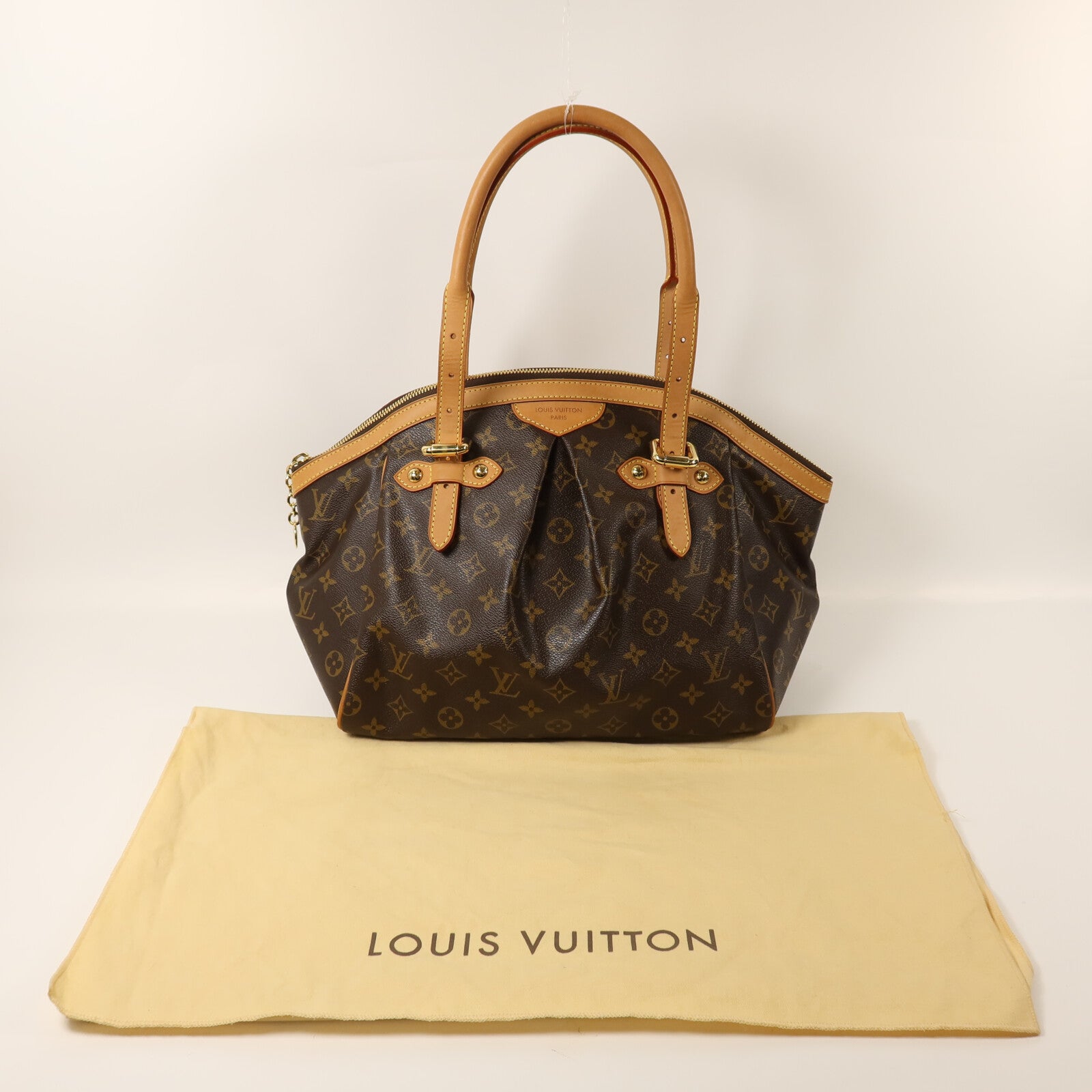 LOUIS VUITTON Monogram Tivoli GM金扣肩背袋