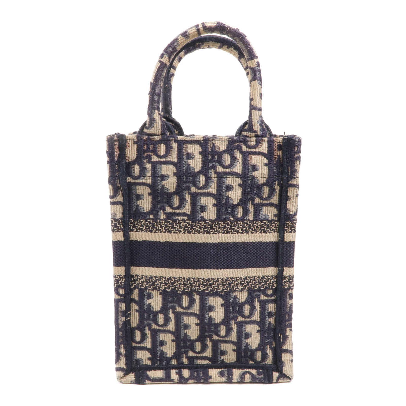 Dior 【激減優惠】帆布Book Tote Vertical Mini手挽肩背兩用袋