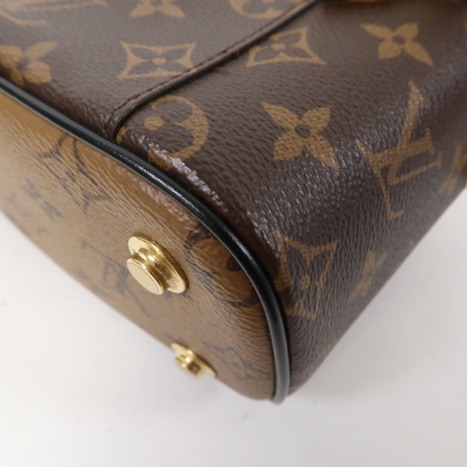 LOUIS VUITTON Monogram Vanity PM手挽肩背兩用袋啡色