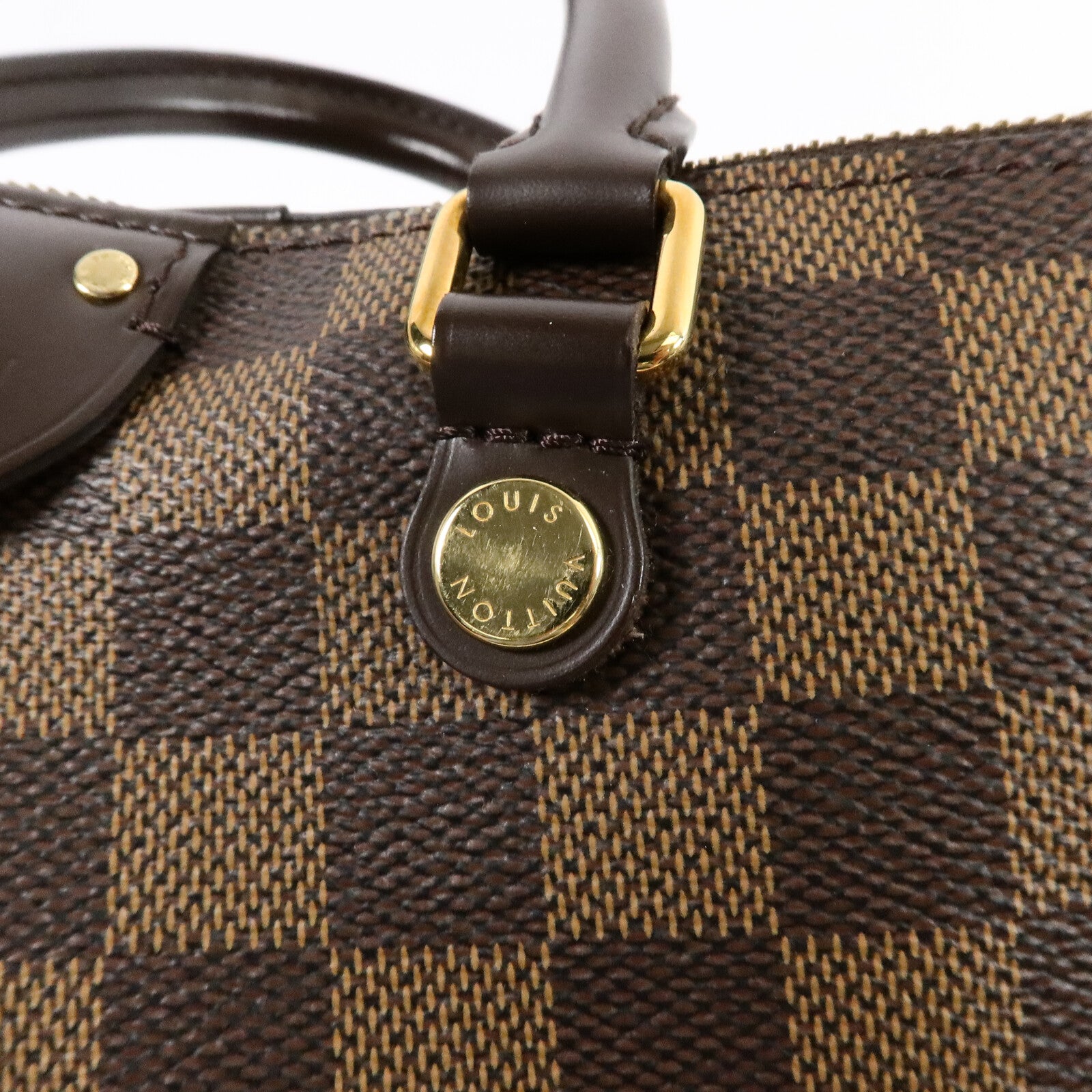 LOUIS VUITTON Damier Siena PM手挽肩背兩用袋