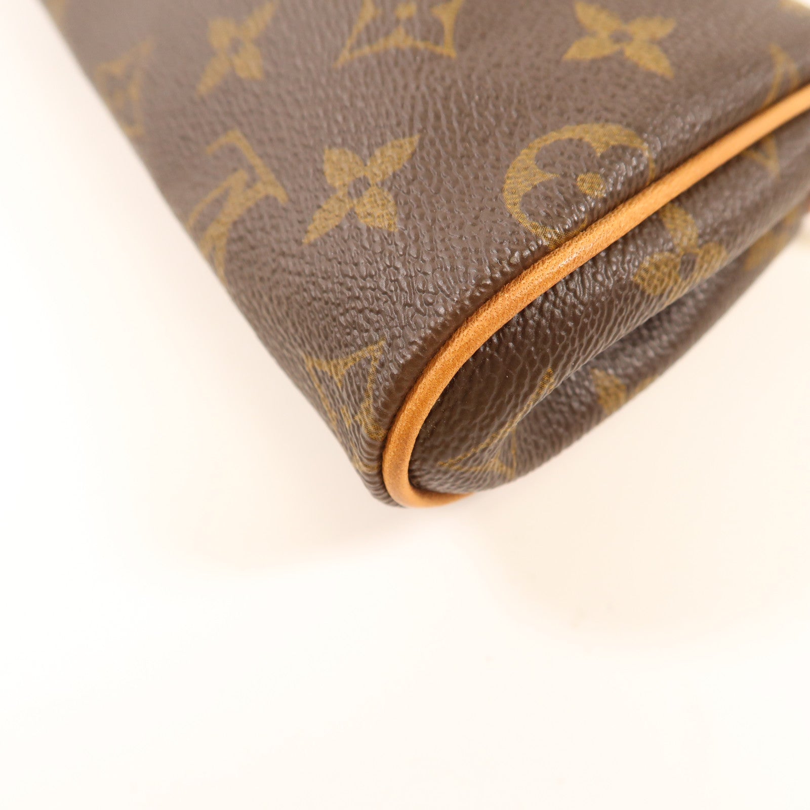 LOUIS VUITTON Monogram Eva金扣手挽肩背兩用袋棕色