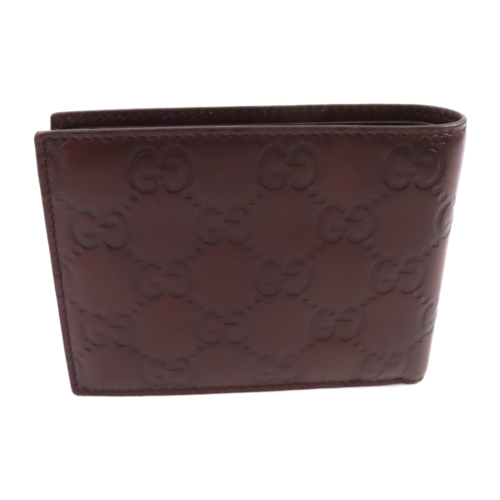 GUCCI 牛皮皮革Short Wallet短錢包啡色