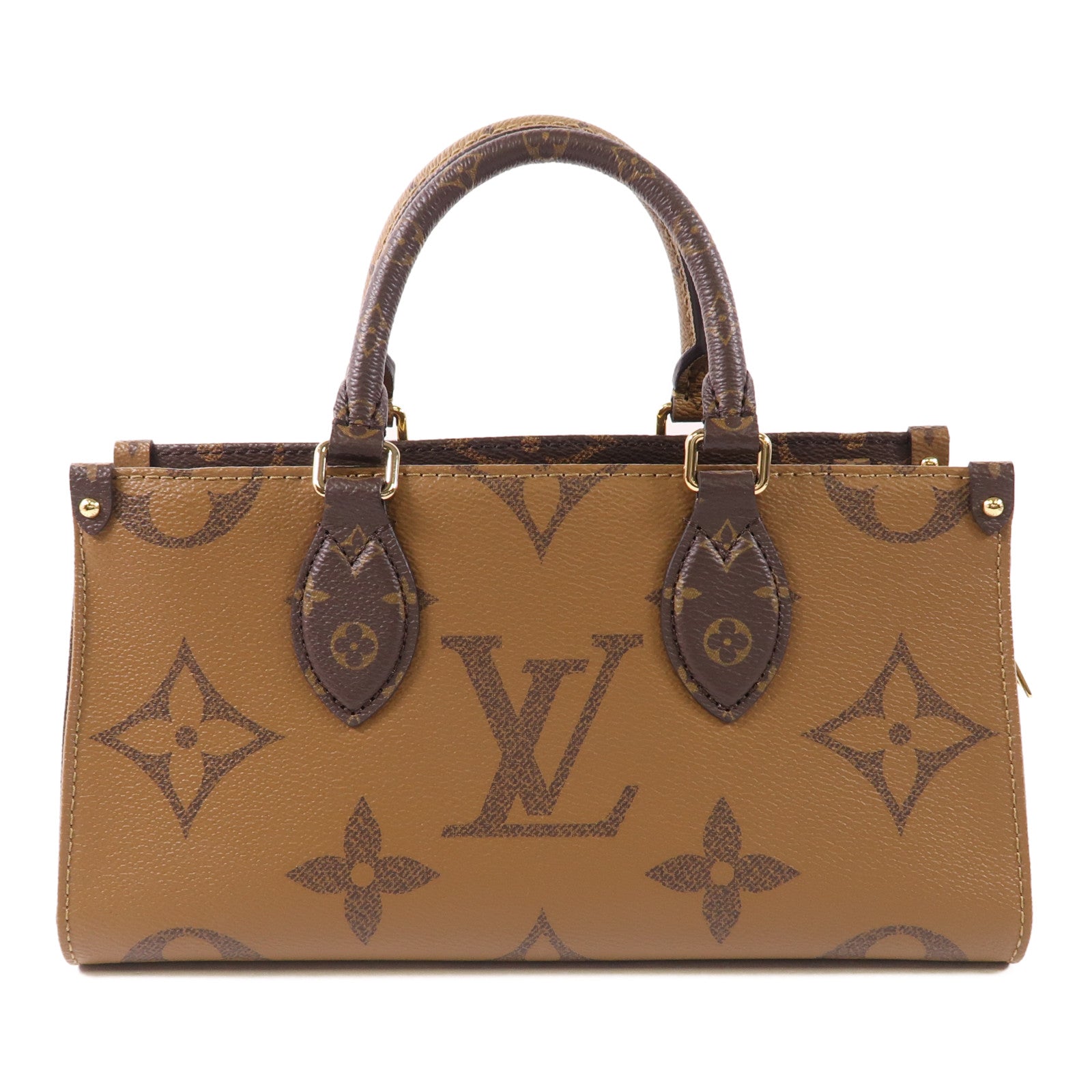 LOUIS VUITTON Monogram Giant Reverse On The Go East West金扣手挽肩背兩用袋