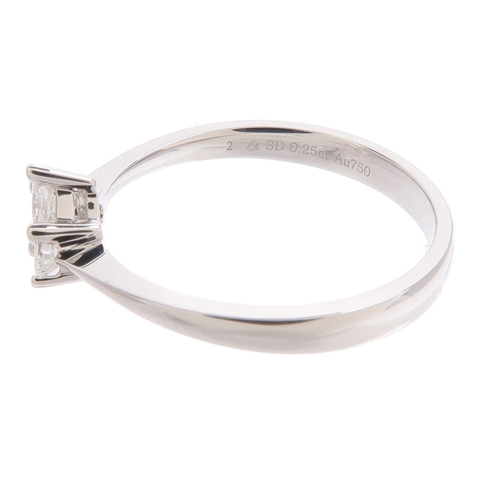 JEWELRY 18K白金Diamond Ring鑽石戒指