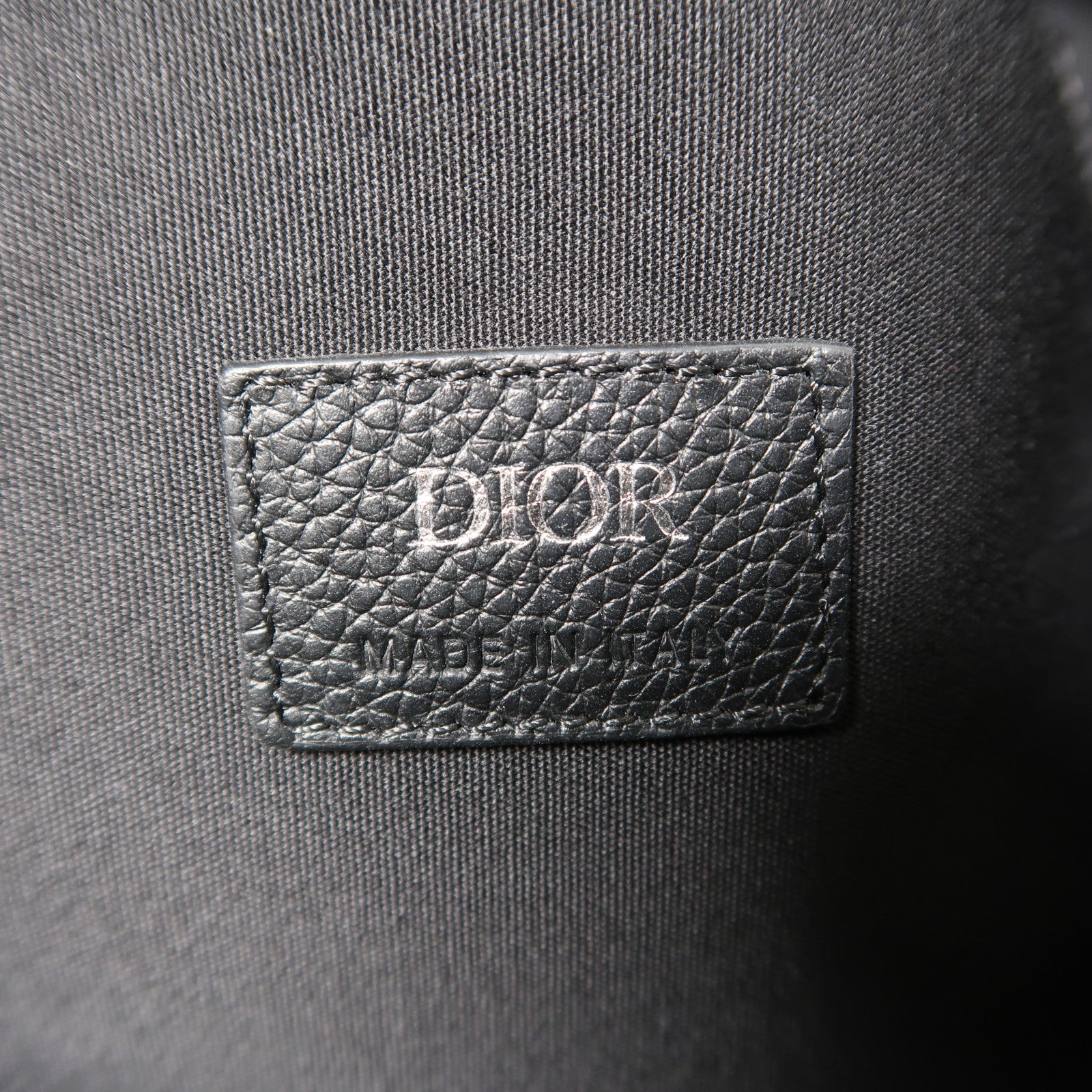 Dior 帆布Saddle Shoulder Bag銀扣肩背袋藍色