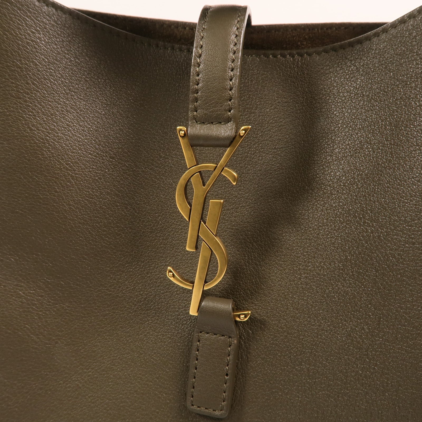 SAINT LAURENT 牛皮皮革Hobo Small金扣手挽袋