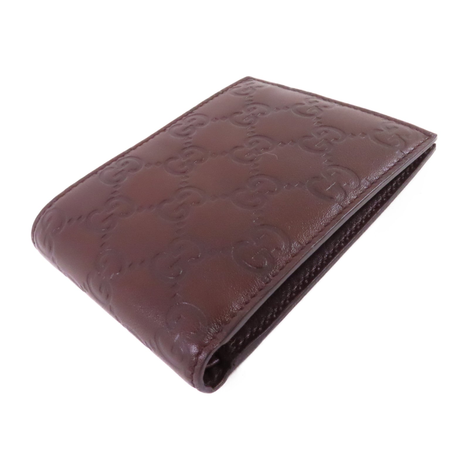 GUCCI 牛皮皮革Short Wallet短錢包啡色