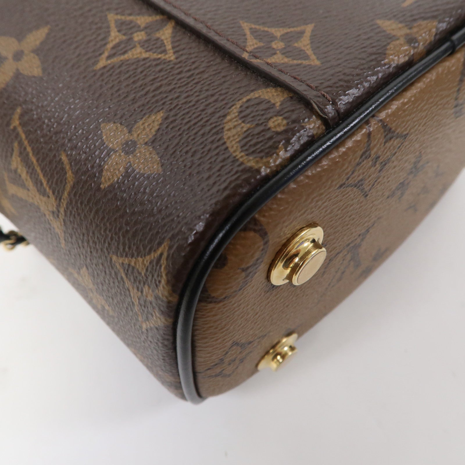 LOUIS VUITTON Monogram Vanity PM手挽肩背兩用袋啡色