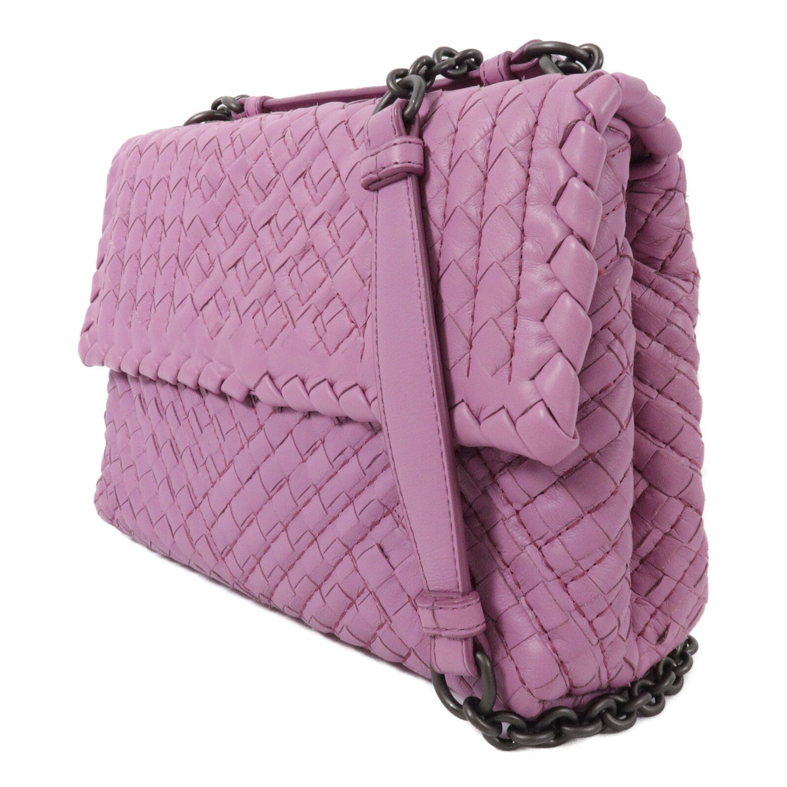 BOTTEGA VENETA 牛皮皮革Shoulder Bag鏈帶肩背袋