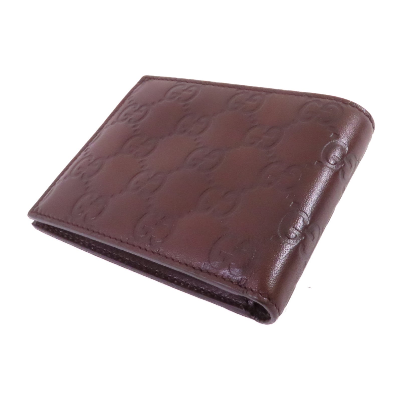 GUCCI 牛皮皮革Short Wallet短錢包啡色