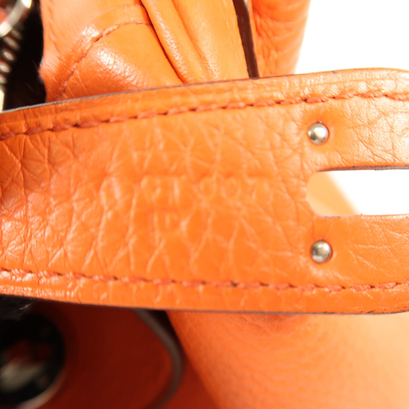 HERMES Clemence皮革Lindy 30銀扣手挽肩背兩用袋