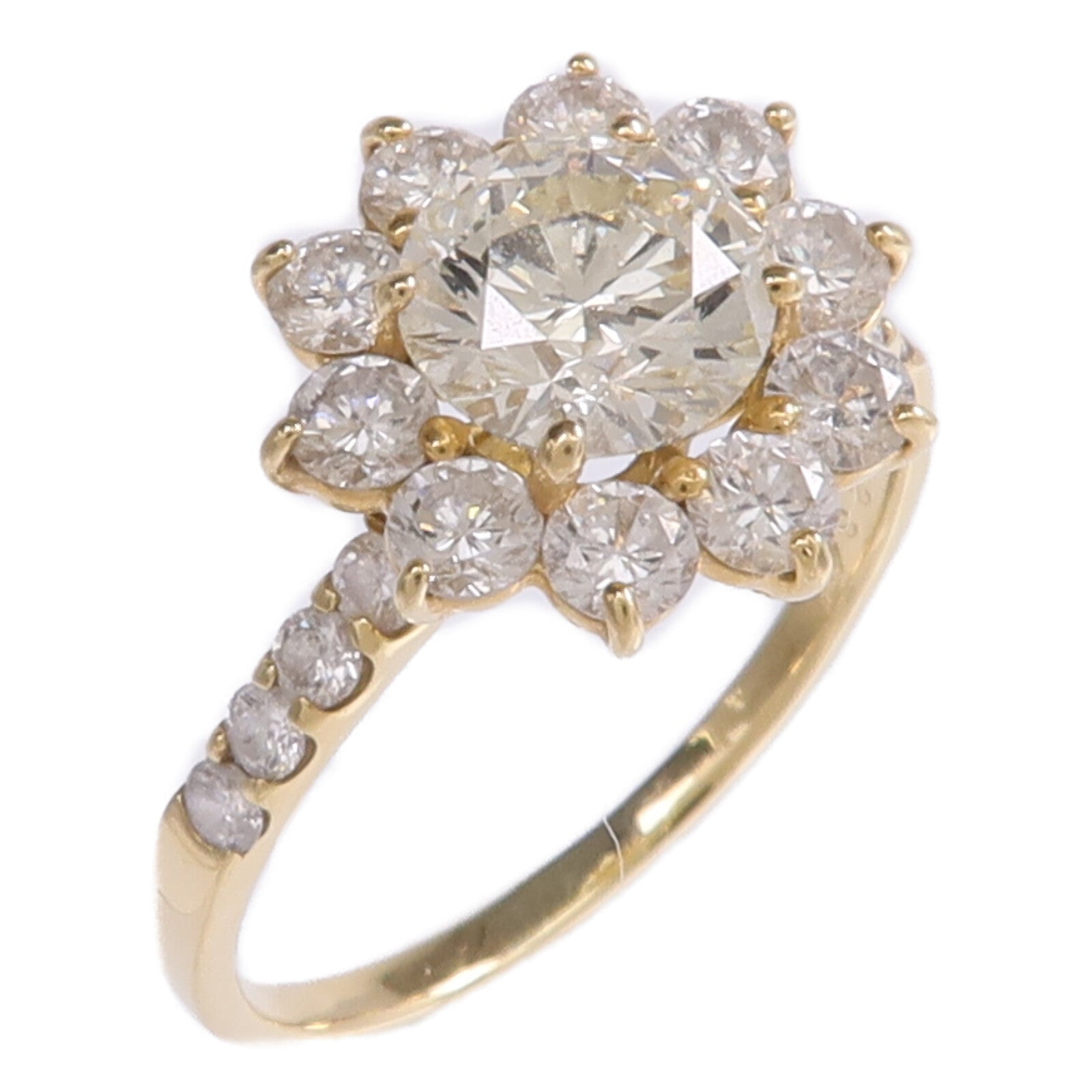 JEWELRY 18K黃金Diamond Ring鑽石戒指US#7.5