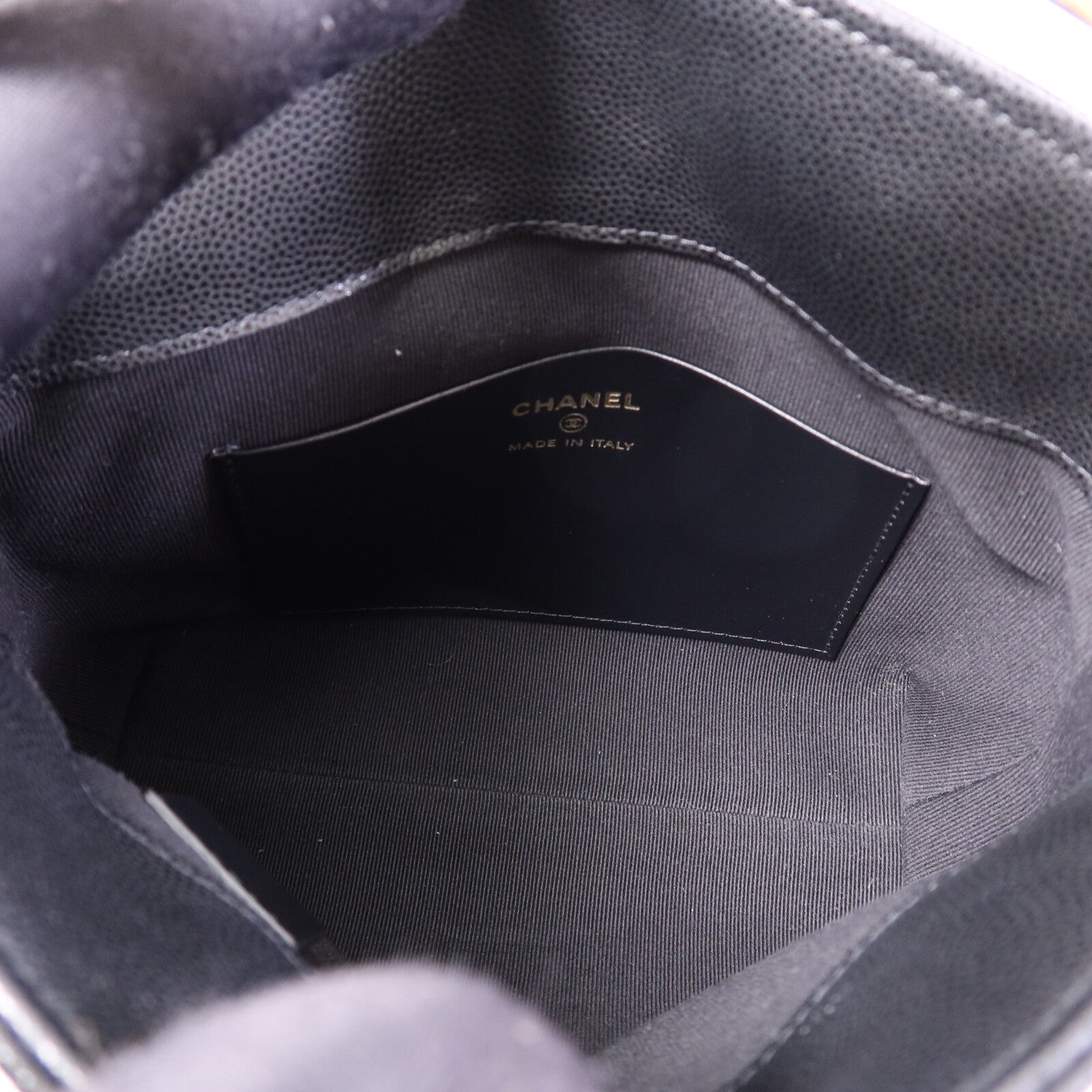 CHANEL 牛皮皮革Chain Shoulder Bag金扣鏈帶手挽肩背兩用袋