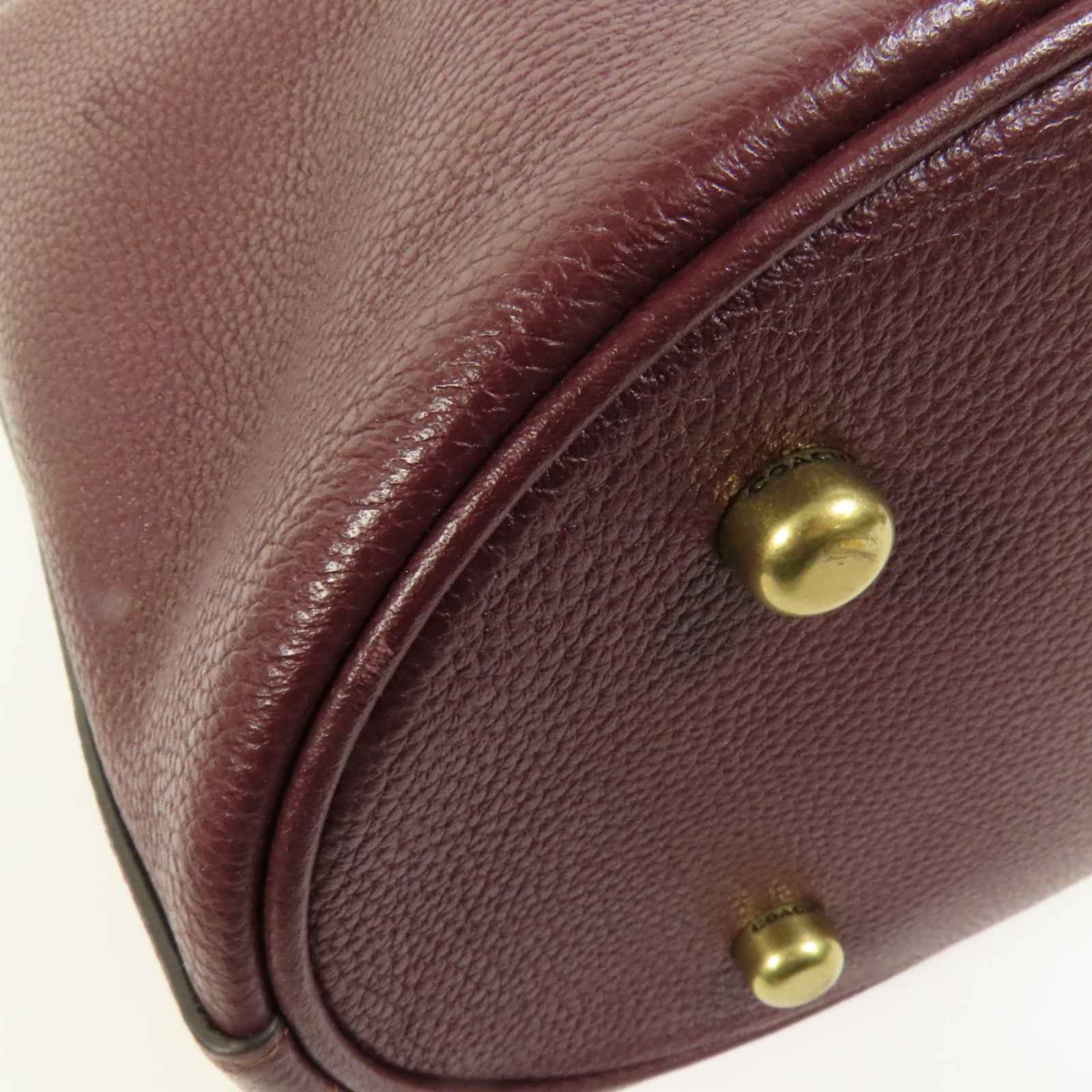 COACH 牛皮皮革Willow Bucket金扣手挽肩背兩用袋