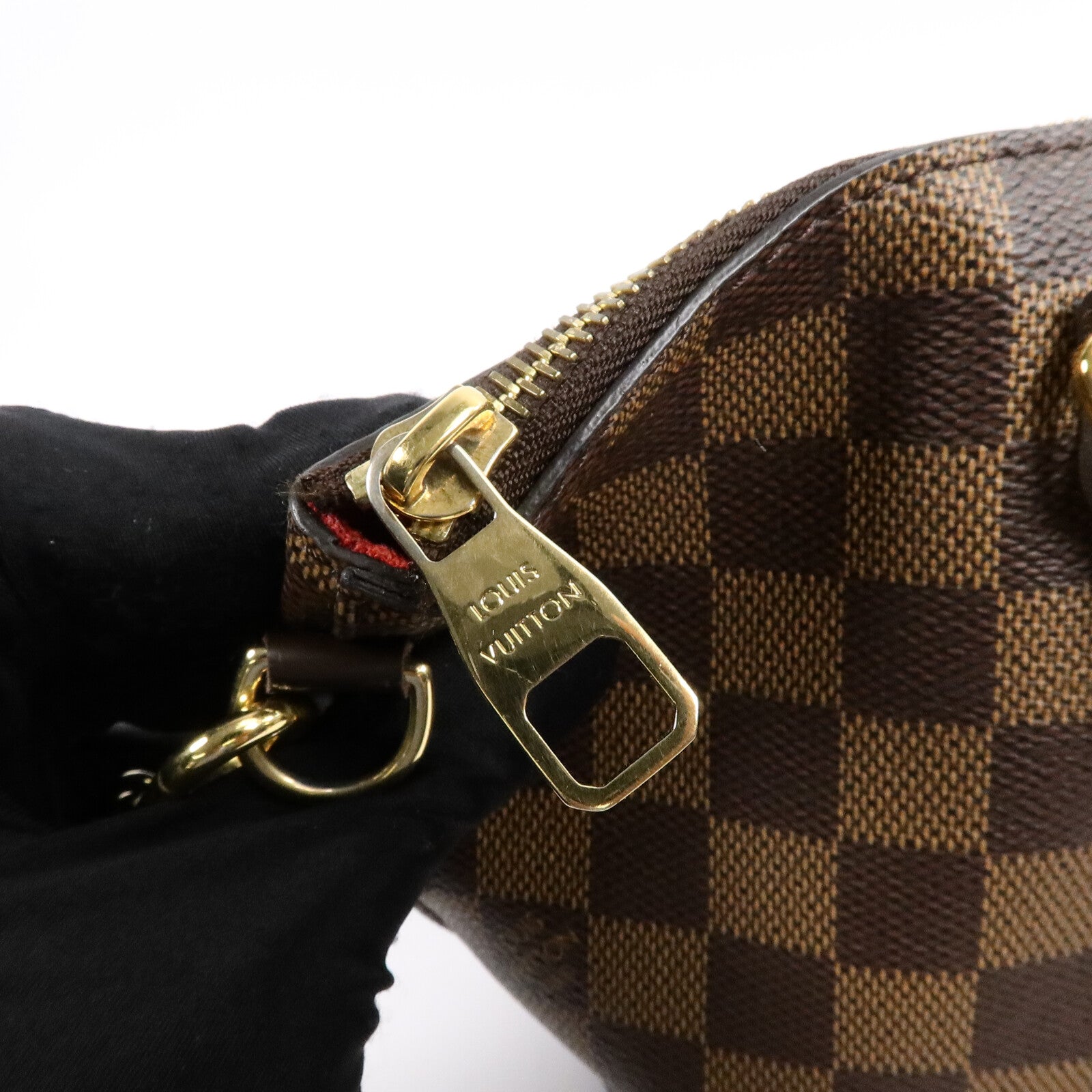 LOUIS VUITTON Damier Siena PM手挽肩背兩用袋
